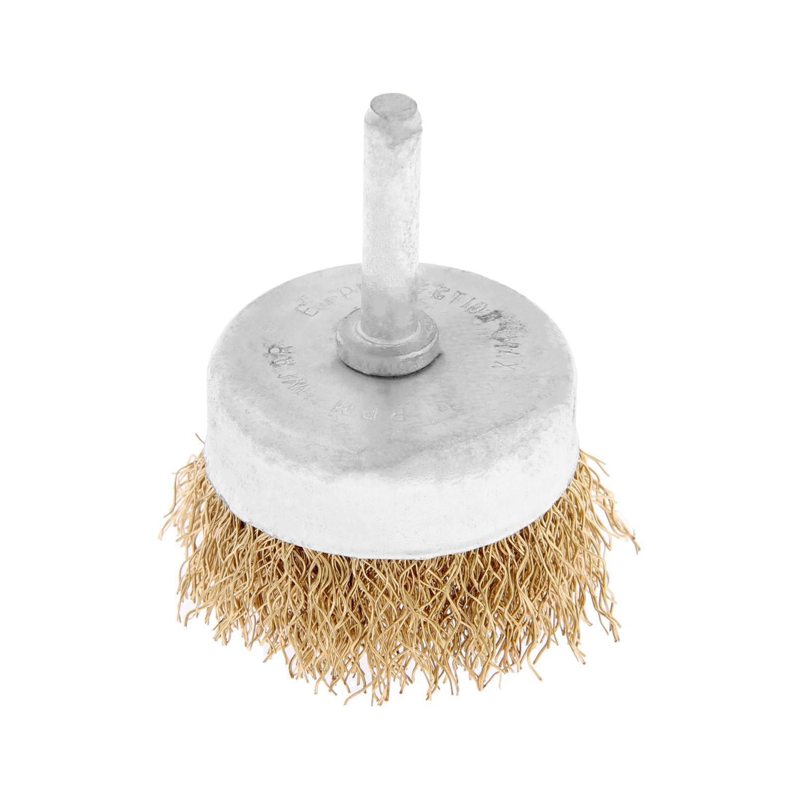Изображение товара Щетка для дрели чашечная Тундра 50 мм 1032349 металлическая для зачистки ржавчины