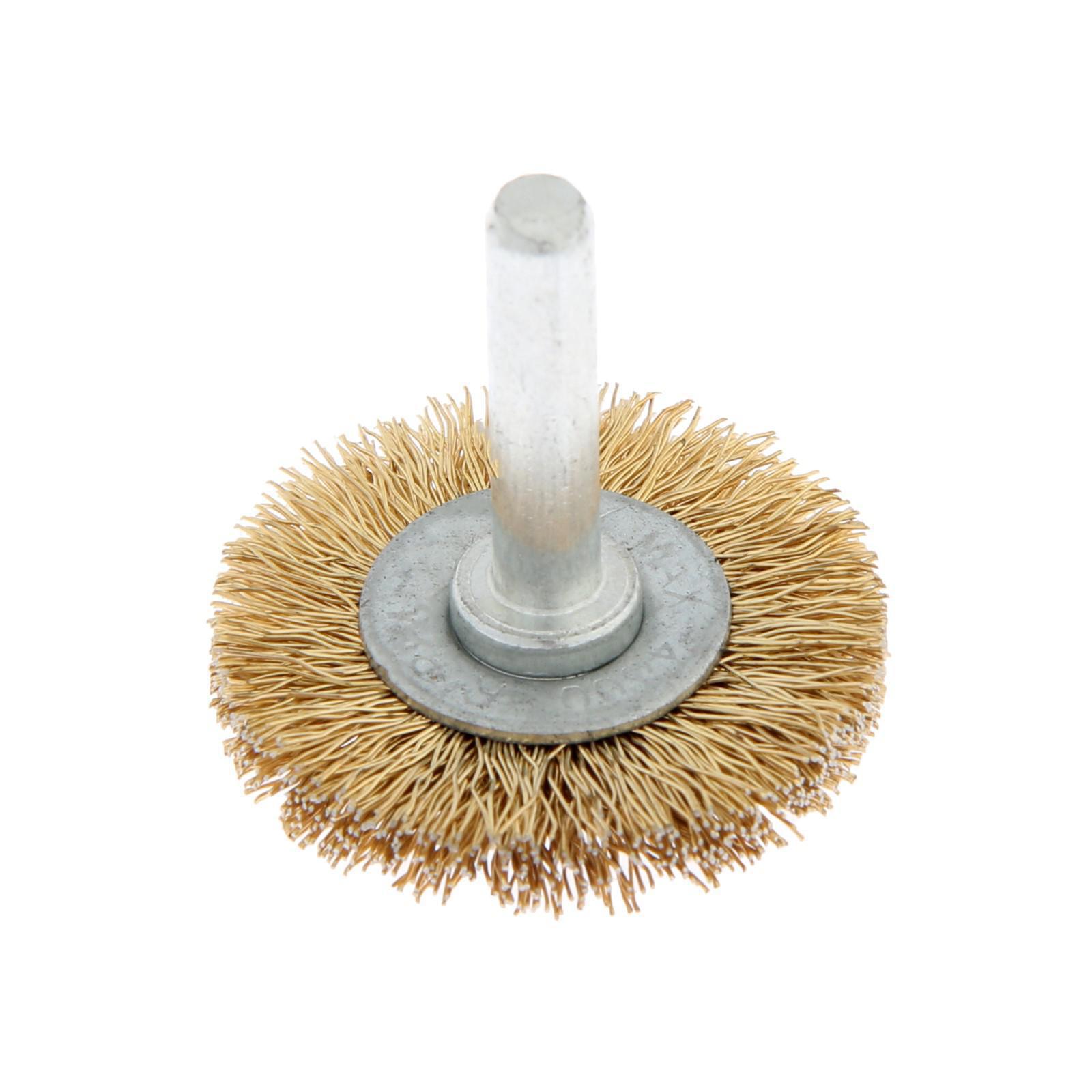 Изображение товара Плоская металлическая щетка для дрели ТТундра 40 мм для зачистки и шлифовки металла