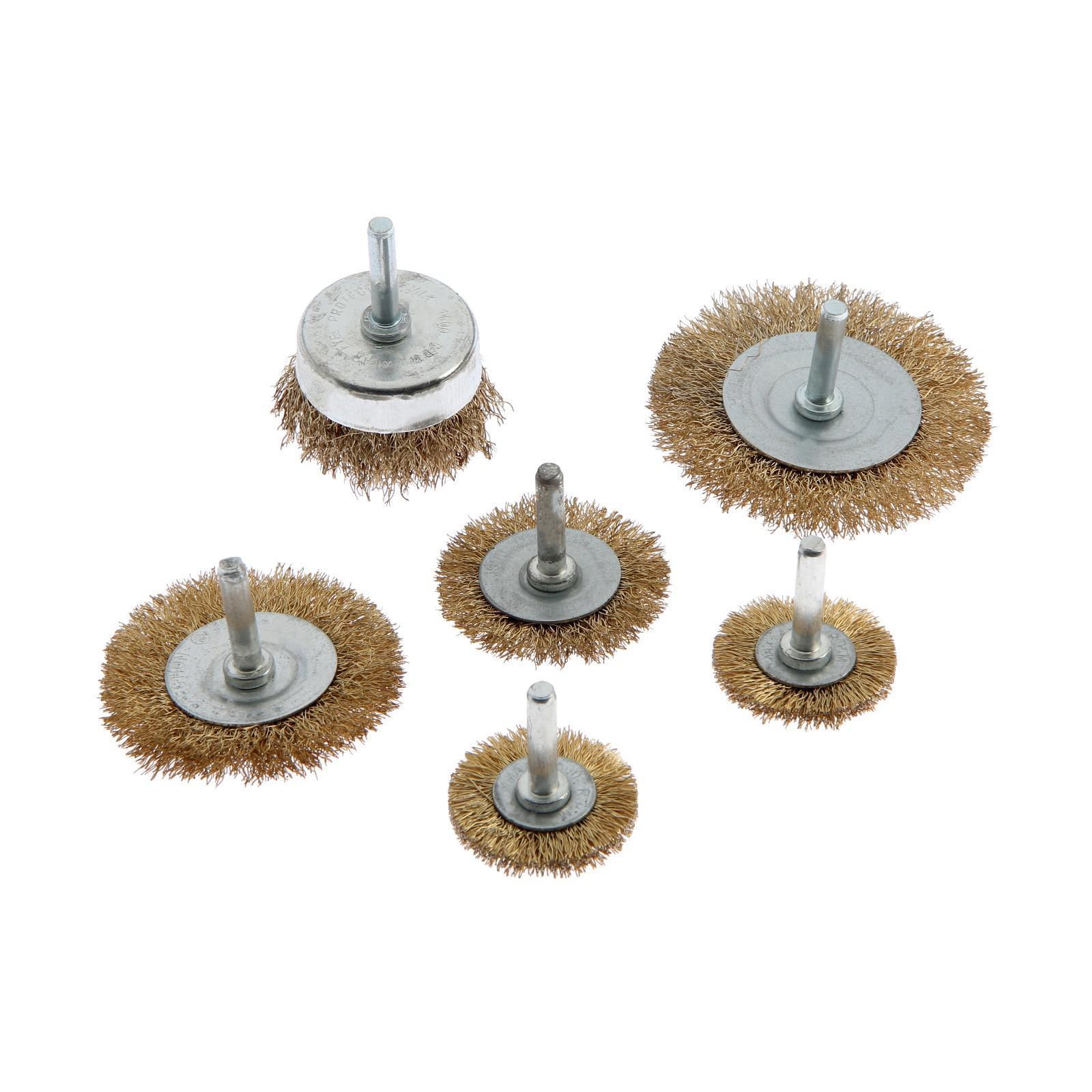 Изображение товара Набор щеток для дрели Тундра 1032390, 6 шт