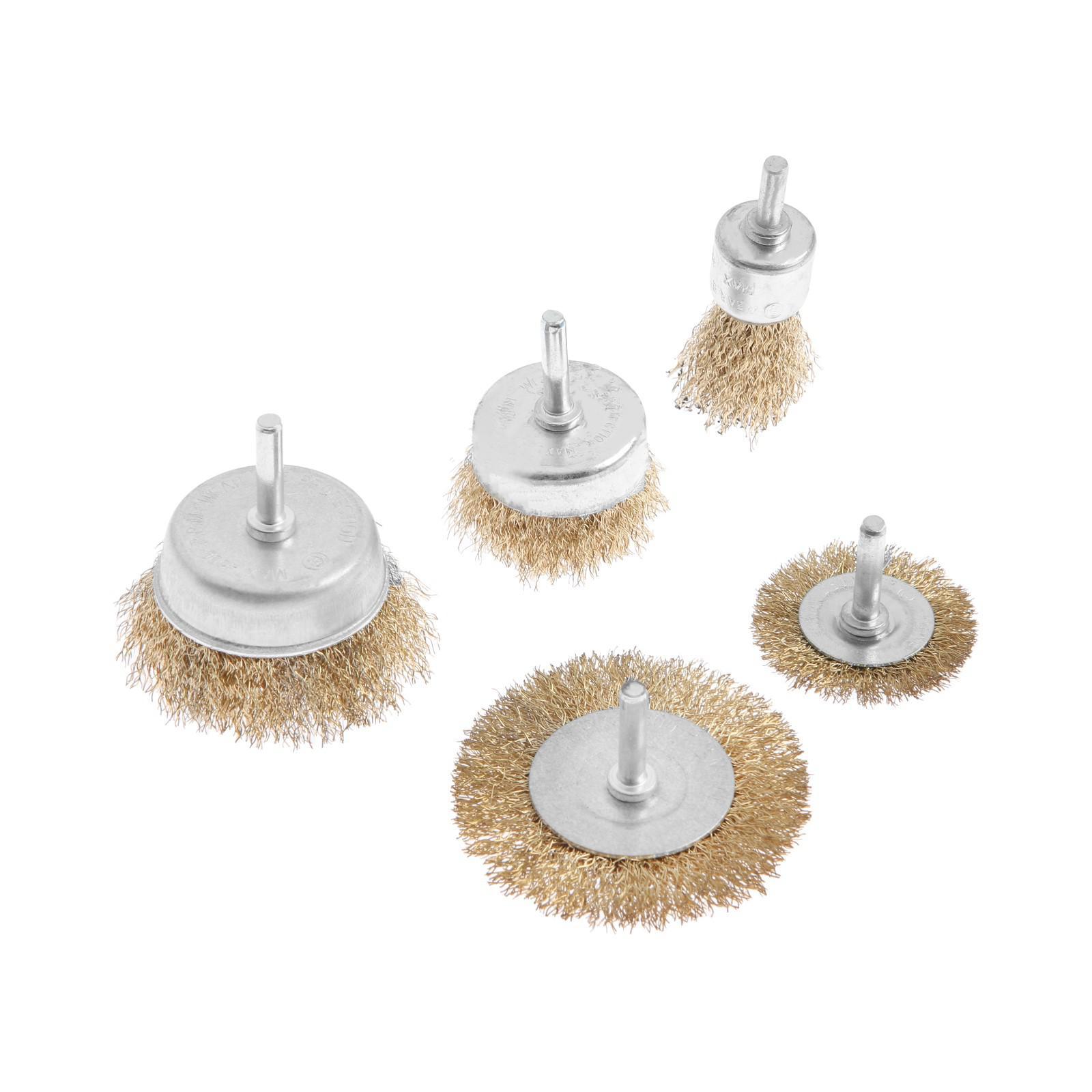 Изображение товара Набор щеток для дрели Тундра 1032389 5 шт металлические чашечные
