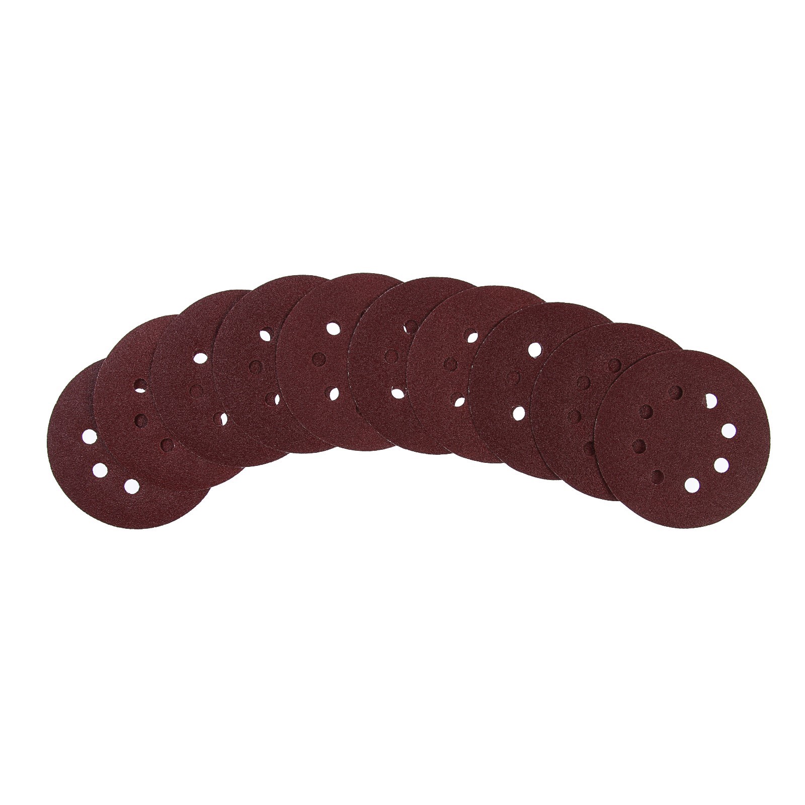 Изображение товара Круг шлифовальный по металлу Тундра 125 мм набор 10 шт P80