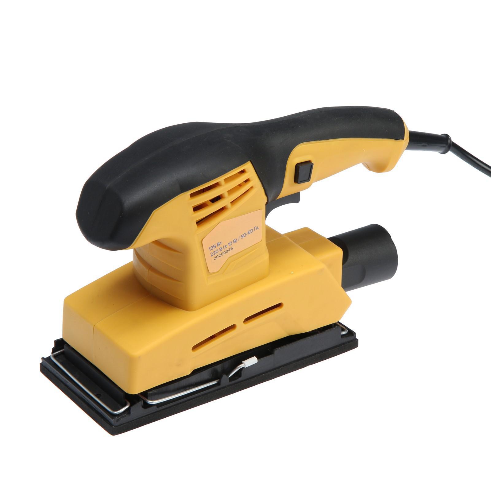 Изображение товара Вибрационная шлифовальная машина сетевая Тундра 5437461, 135 Вт