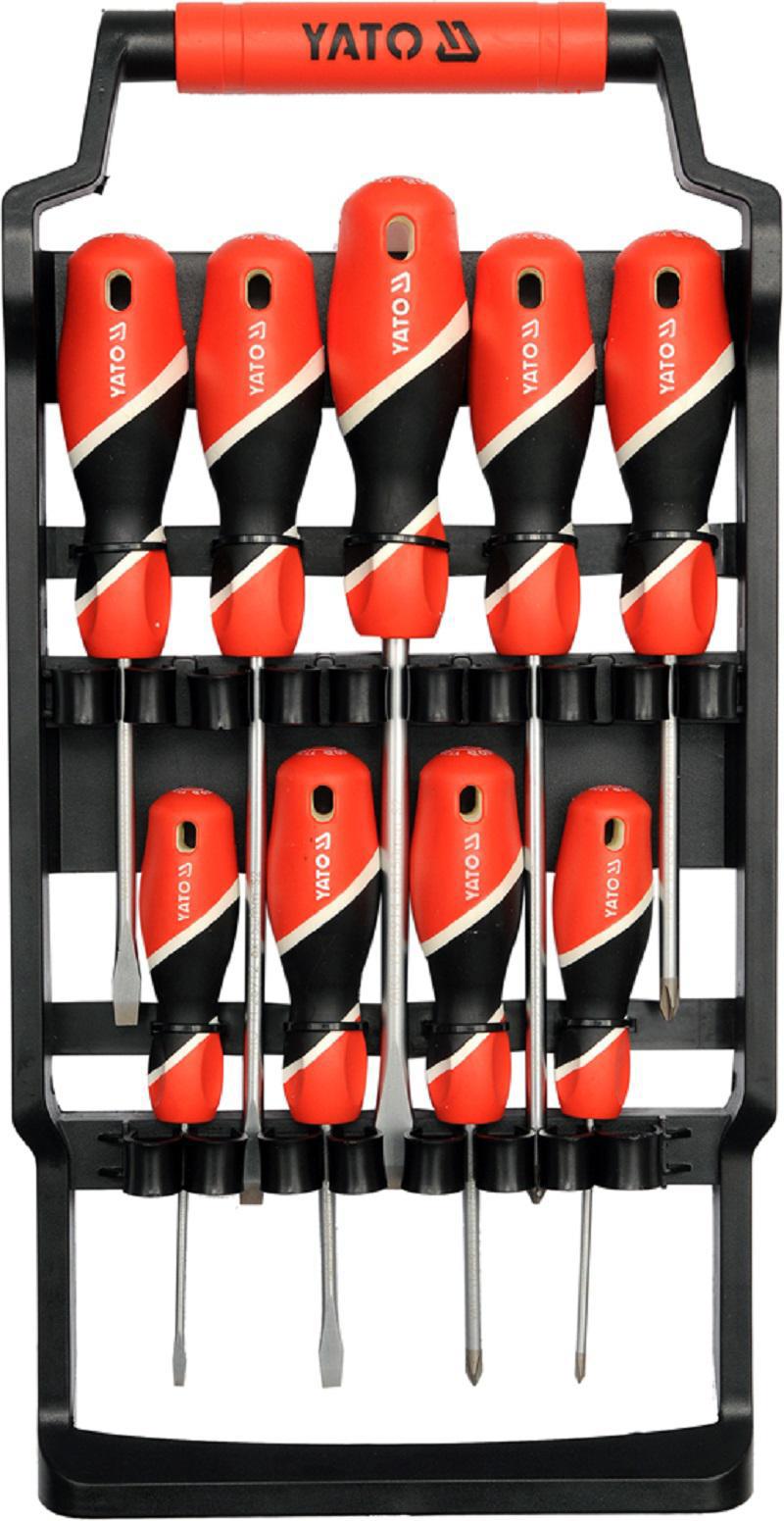 Изображение товара Набор отверток Yato YT-25968 9 шт профессиональный инструмент кейс