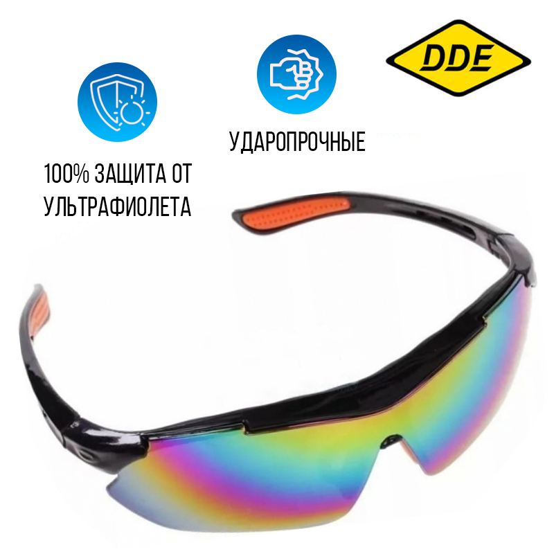 Изображение товара Очки защитные открытые Dde 647-642 серые