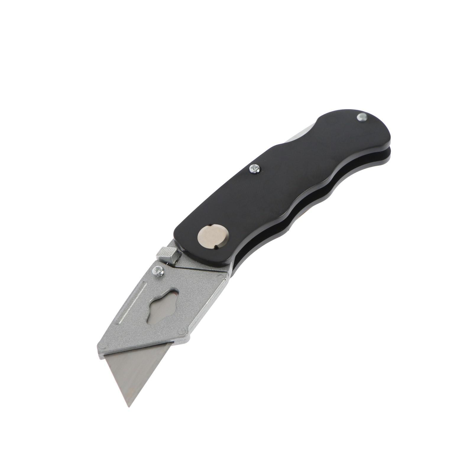 Изображение товара Складной нож Тундра 1220204 с трапециевидным лезвием