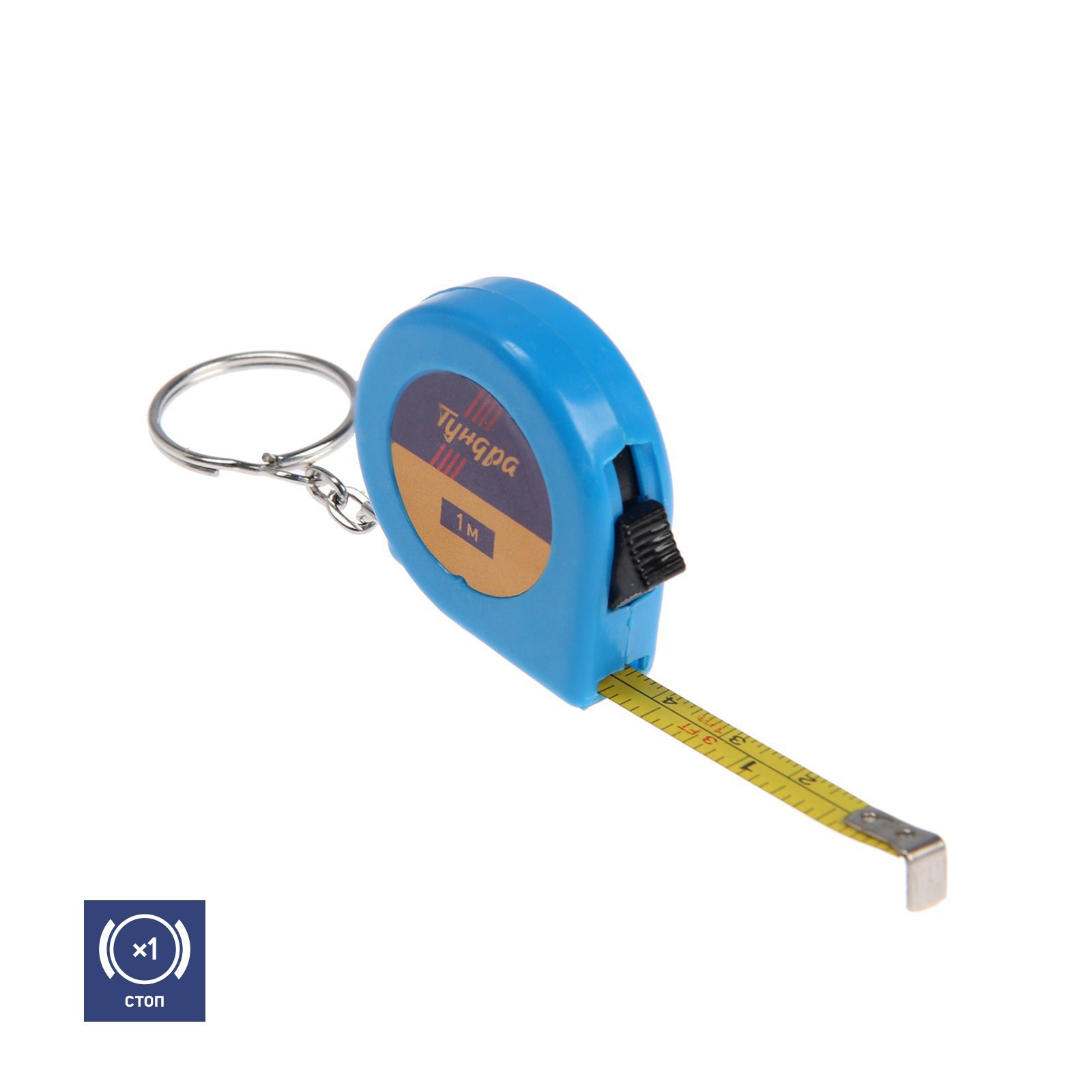 Изображение товара Рулетка Тундра 3295779 ударопрочная, 1 м x 6 мм