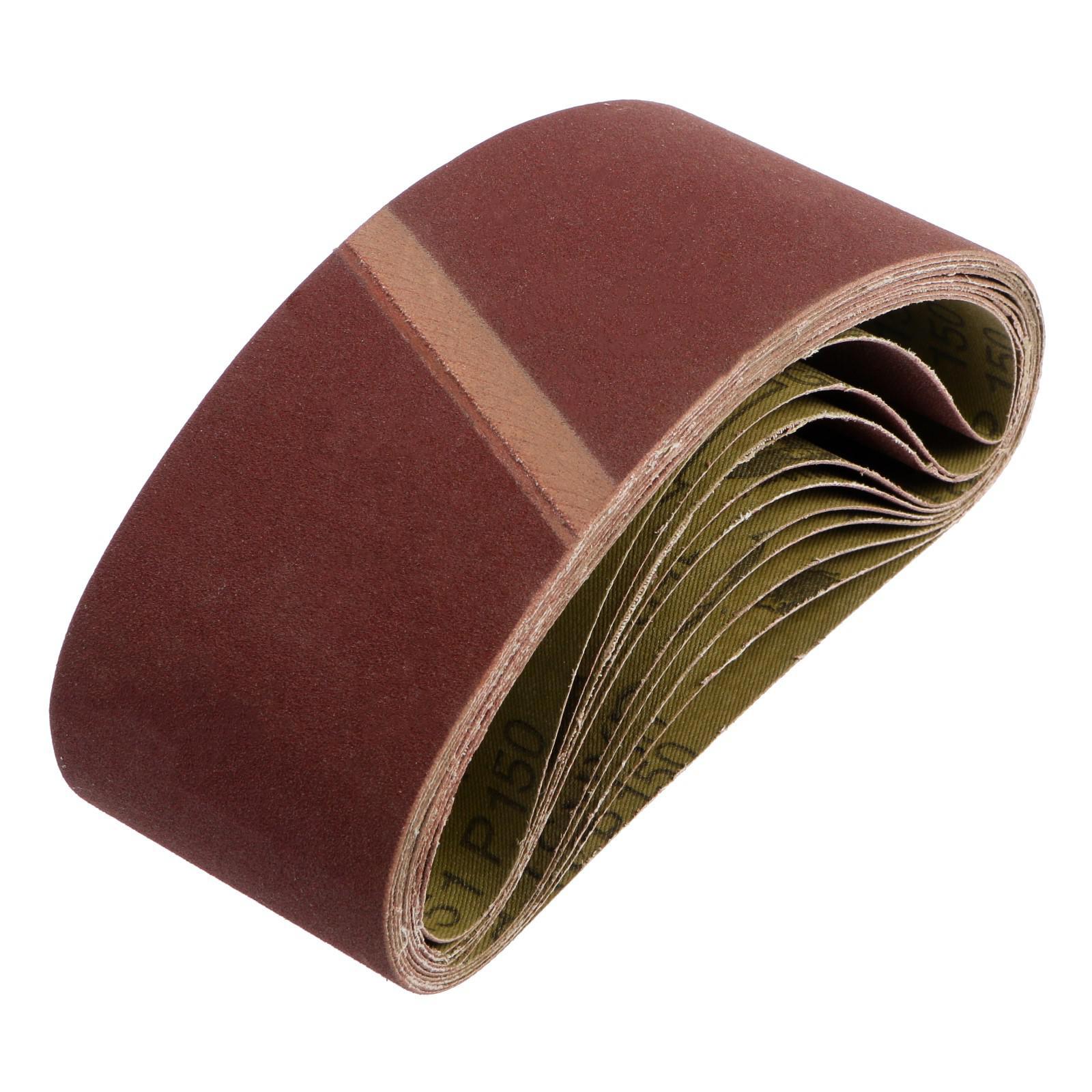 Изображение товара Лента шлифовальная Тундра P150 170x75 мм 10 шт для металло-дерево-пластик