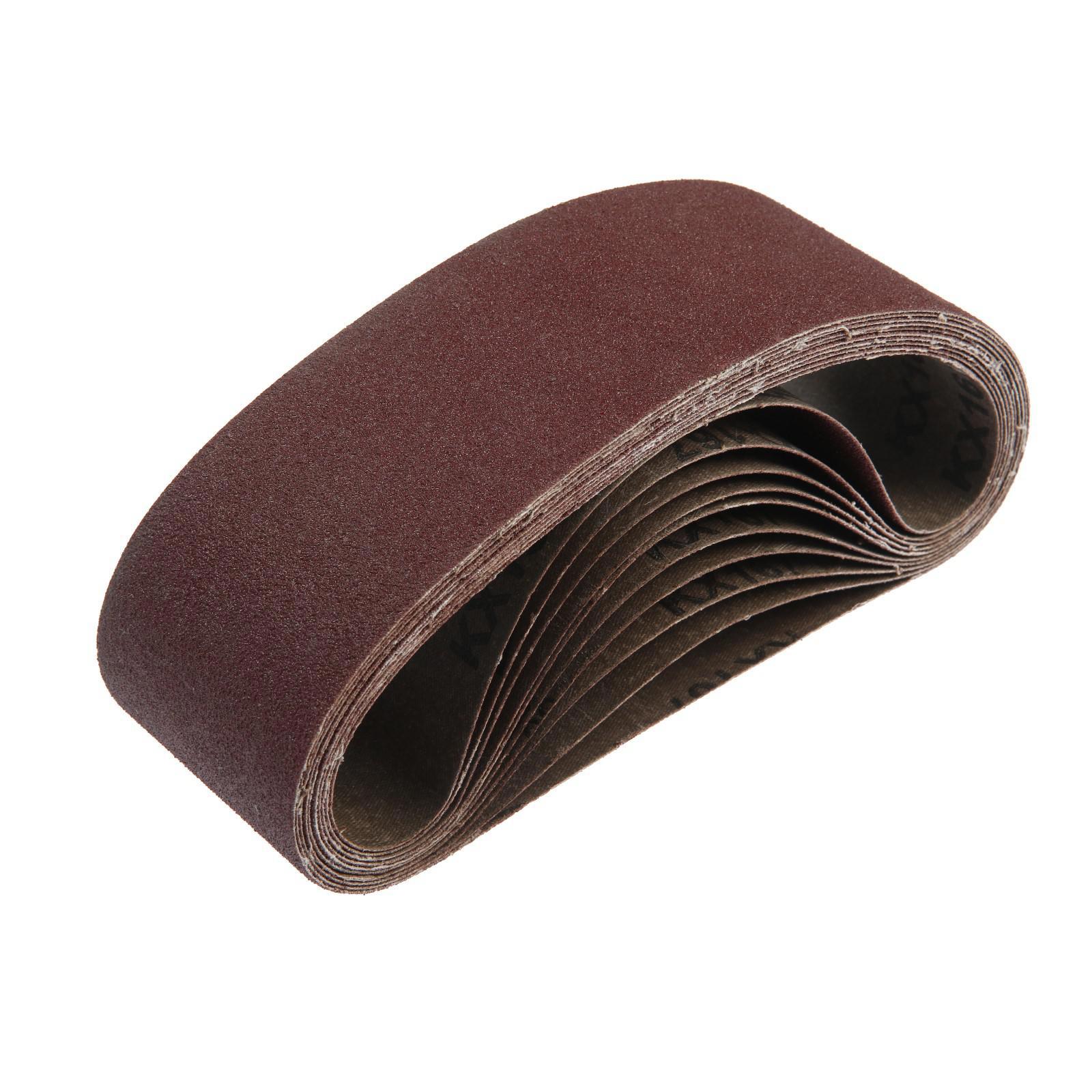 Изображение товара Лента шлифовальная Тундра P80 230x75 мм, 10 шт для шлифовки