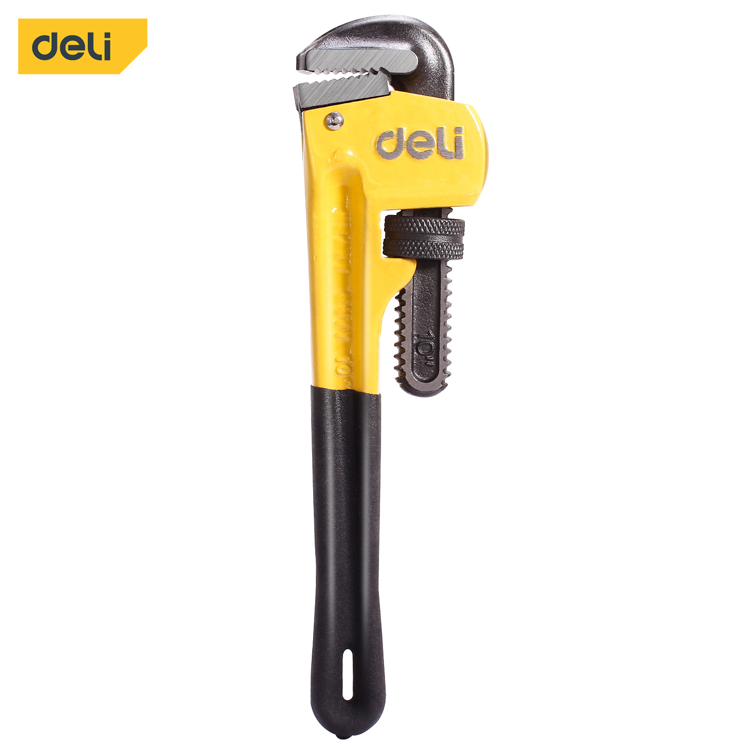 Изображение товара Ключ трубный газовый стиллсона Deli Tools DL2510 захват 33 мм, длина 250 мм