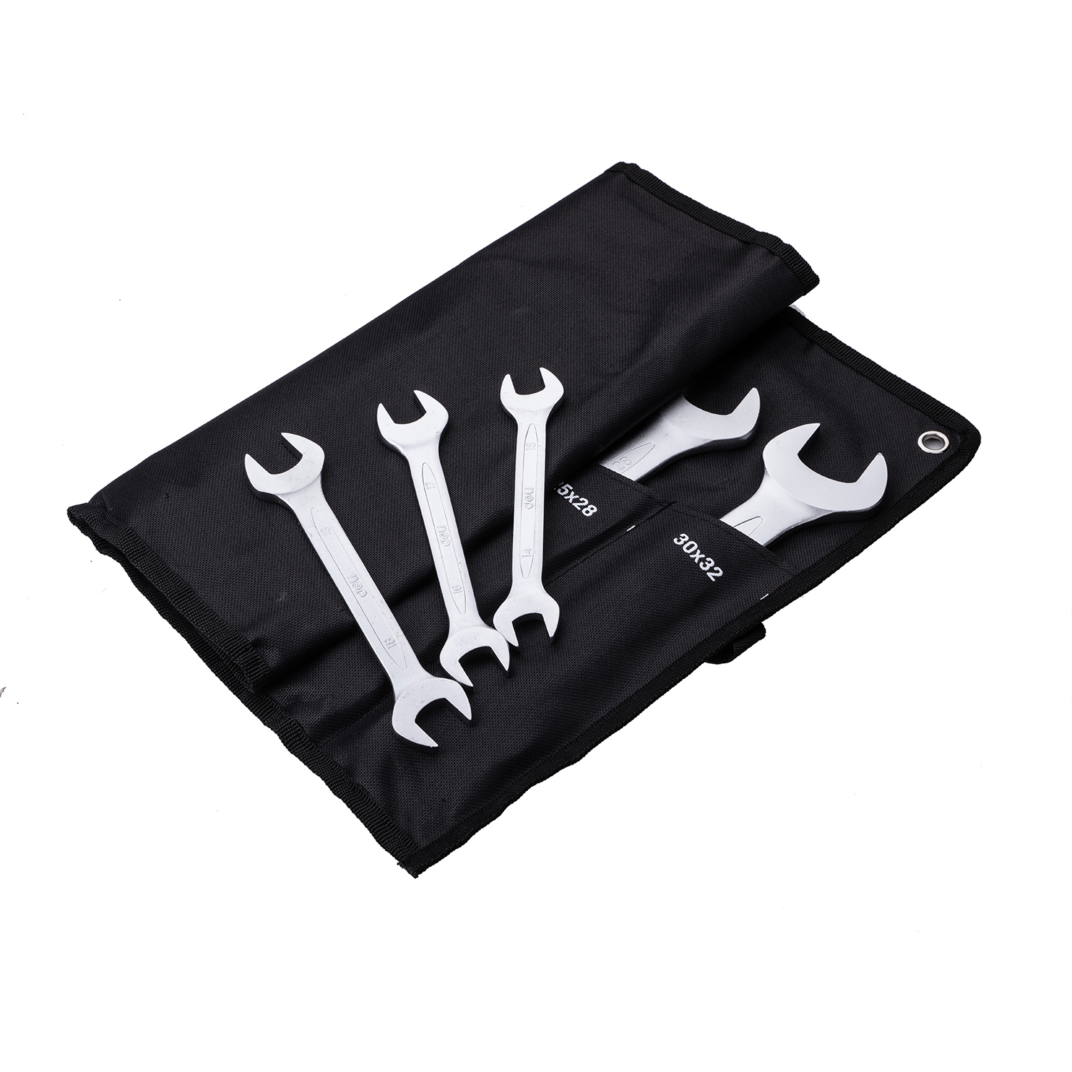 Изображение товара Набор ключей рожковых Deli Tools DL160012A 6-32 мм, 12 предметов