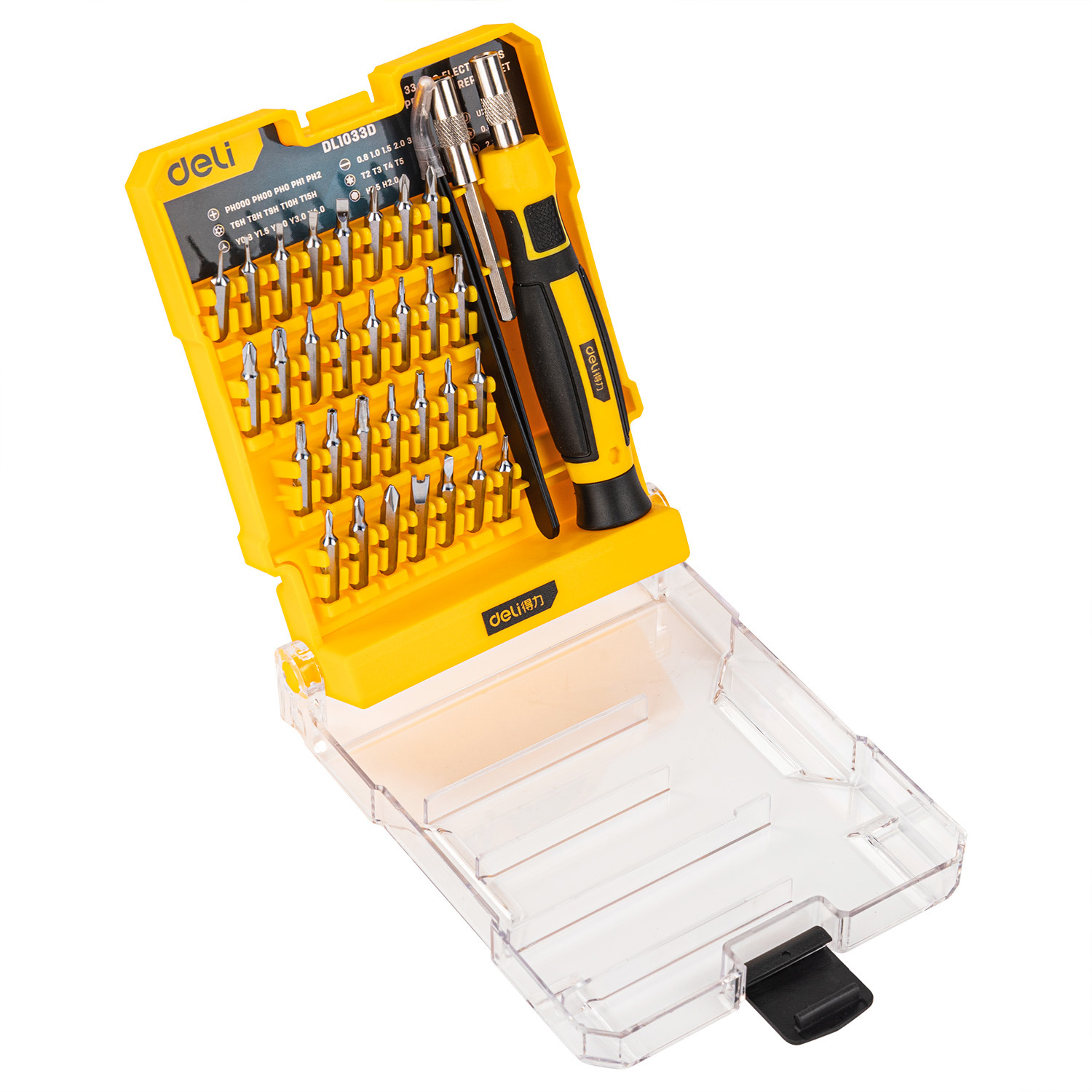 Изображение товара Набор отверток Deli Tools DL1033D, 33 шт