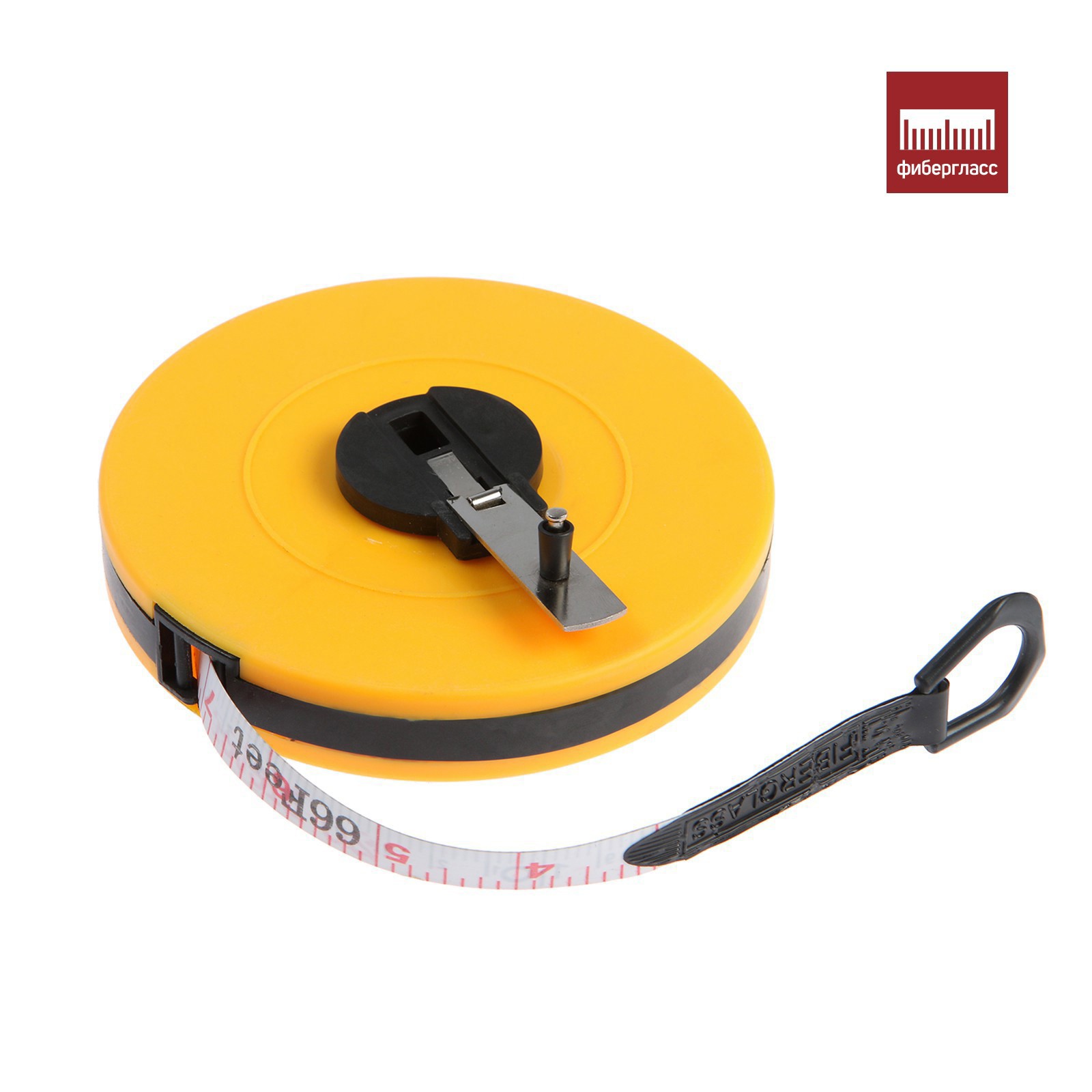 Изображение товара Геодезическая рулетка ЛОМ 3714804 20 м сталь пластик китай