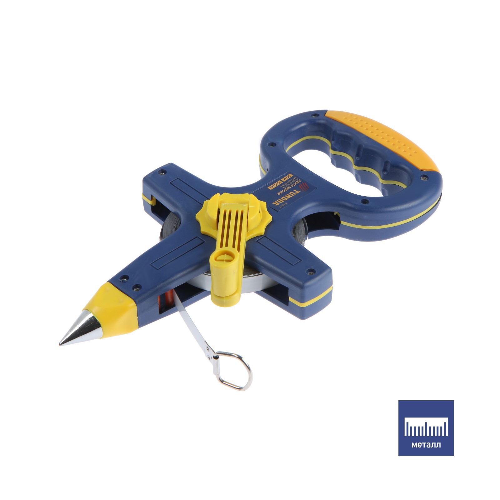 Изображение товара Рулетка геодезическая Тундра 3725757, 30 м x 13 мм