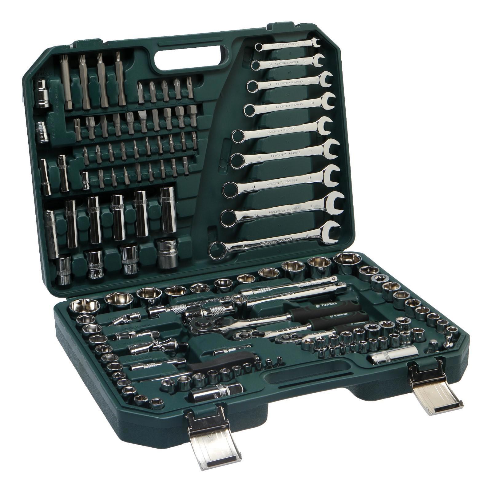 Изображение товара Набор инструментов автомобильный Тундра 881895, 137 предметов