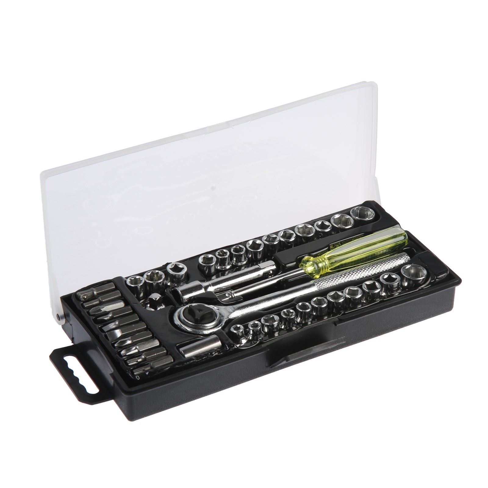 Изображение товара Набор инструментов Тундра 881855 40 предметов с кейсом для дома и авто