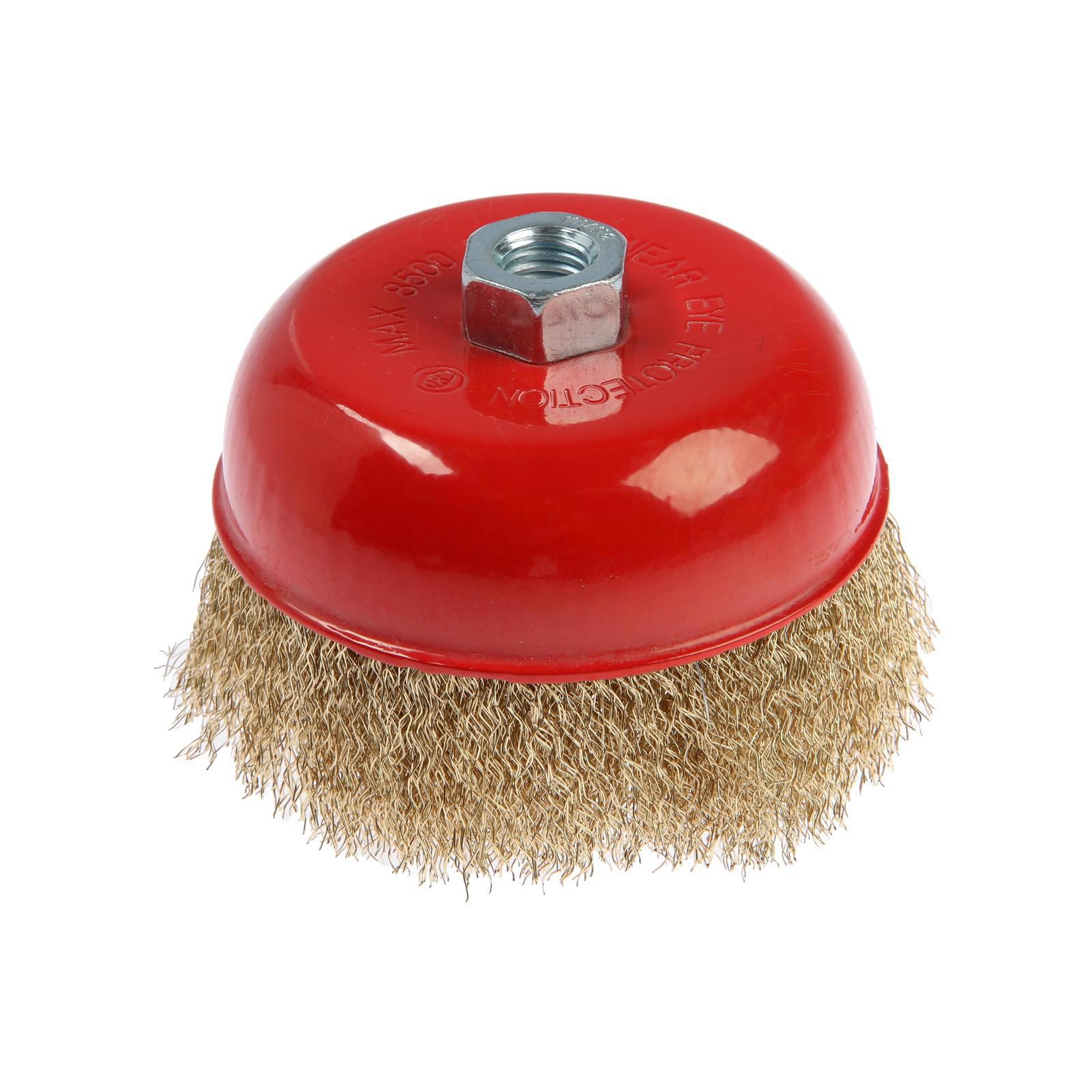 Изображение товара Щетка для УШМ чашевидная витая Лом 2767943 125 мм для шлифовки