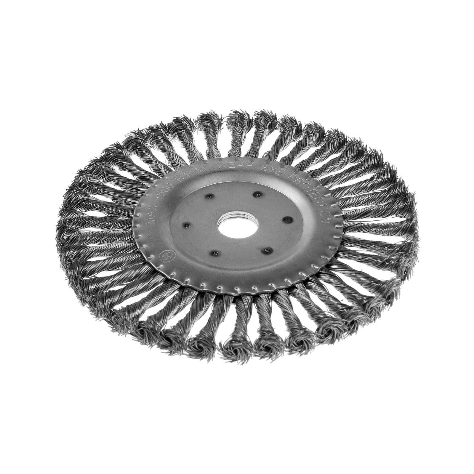 Изображение товара Щетка для УШМ плоская волнистая Тундра 1032373 200 мм