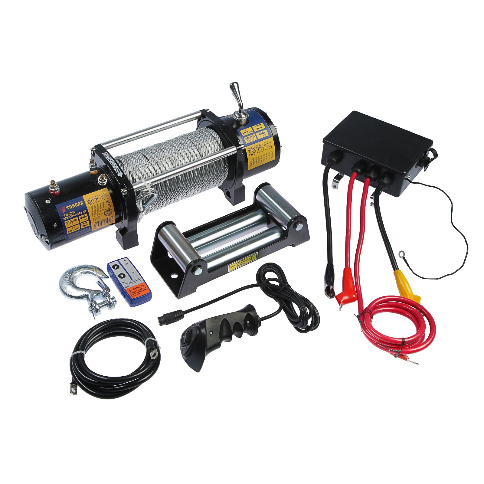 Изображение товара Лебедка электрическая Tundra 4665457 9500 кг