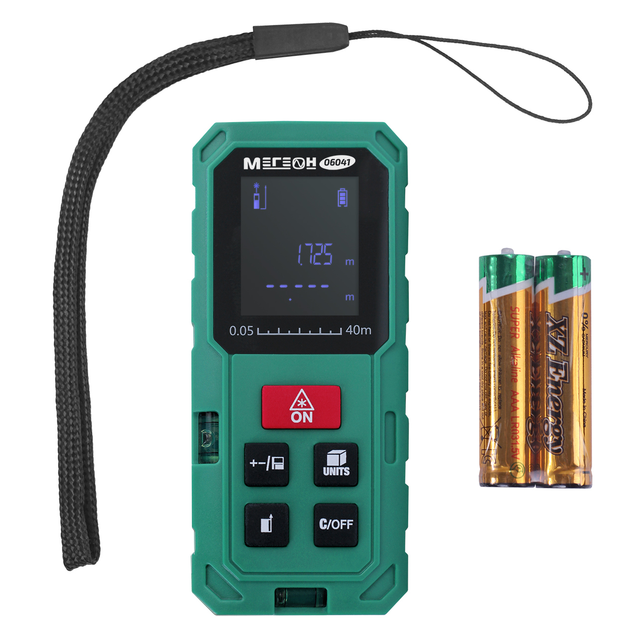 Изображение товара Дальномер лазерный Мегеон 06041 до 40 м 1 год гарантия