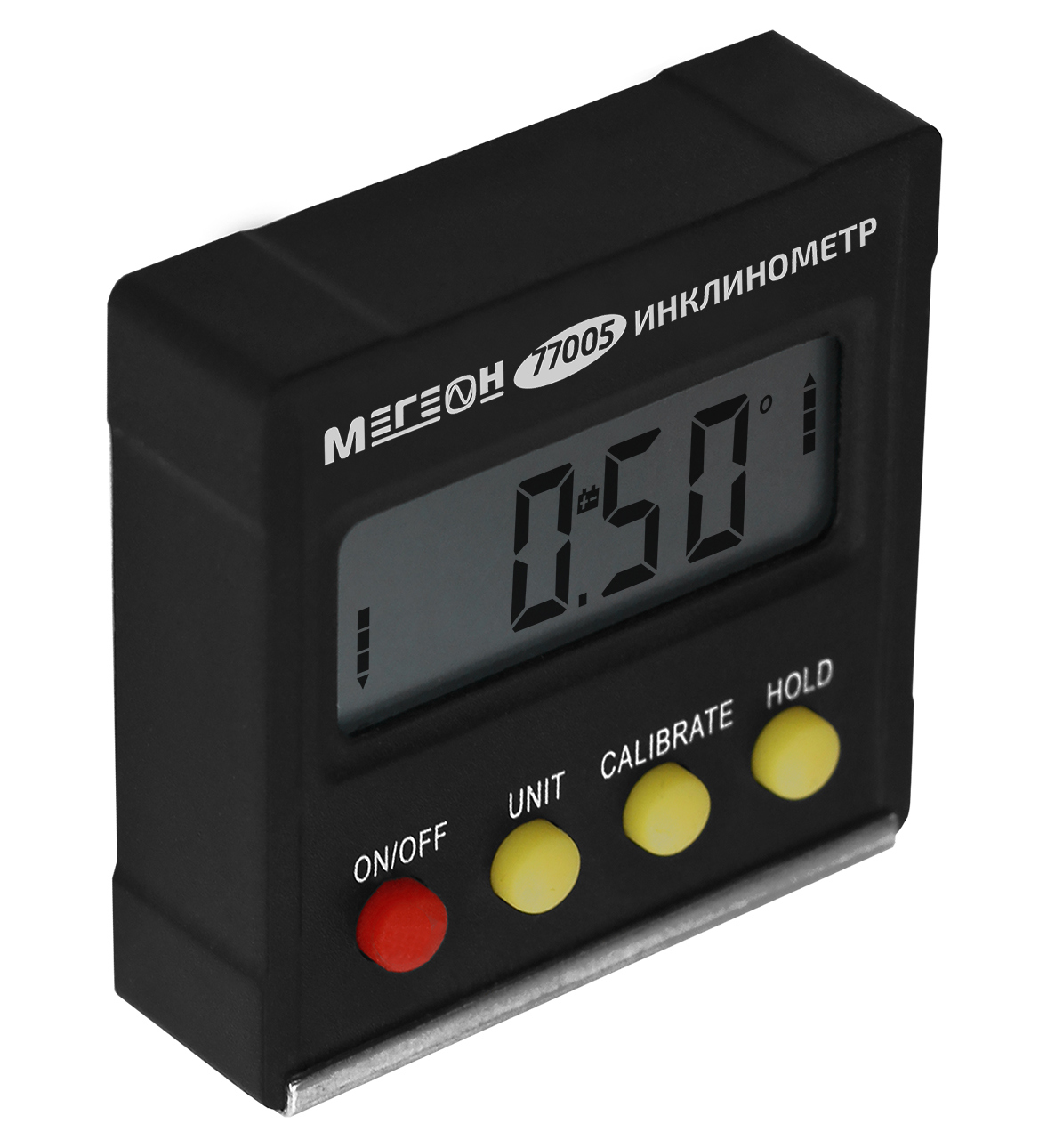 Изображение товара Цифровой уровень МЕГЕОН 77005 55 мм с магнитом и дисплеем