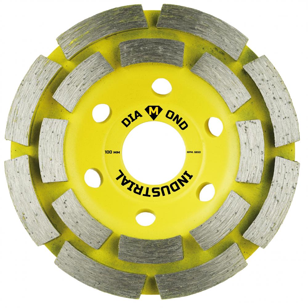Изображение товара Чашка алмазная двухрядная Diamond Industrial 100x22.2 мм