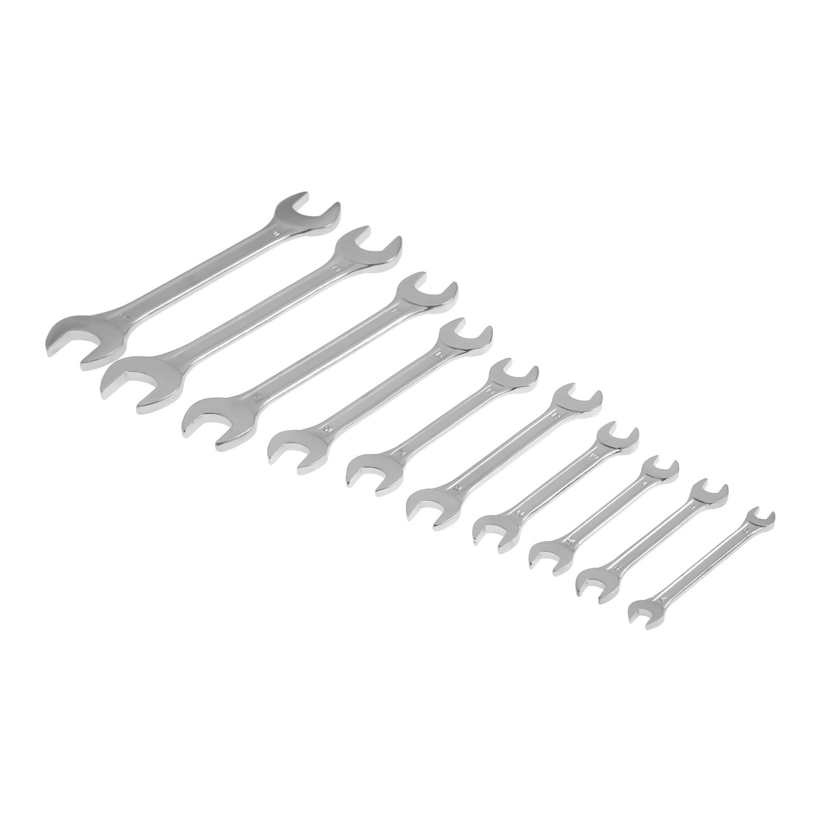 Изображение товара Набор ключей рожковых Тундра 878107 6-22 мм 10 предметов