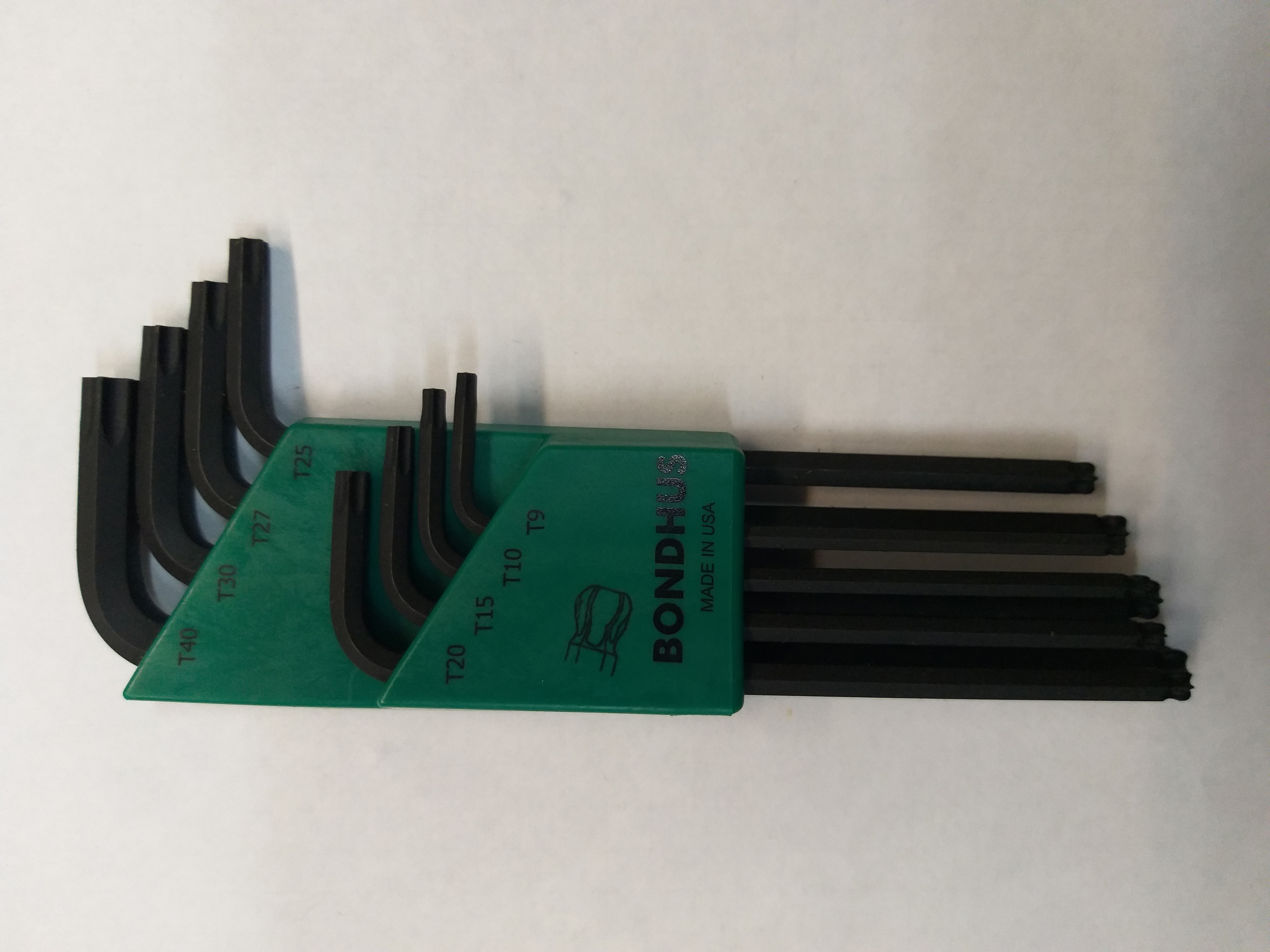 Изображение товара Набор ключей Torx Bondhus 11332 T9-T40 мм, 8 предметов