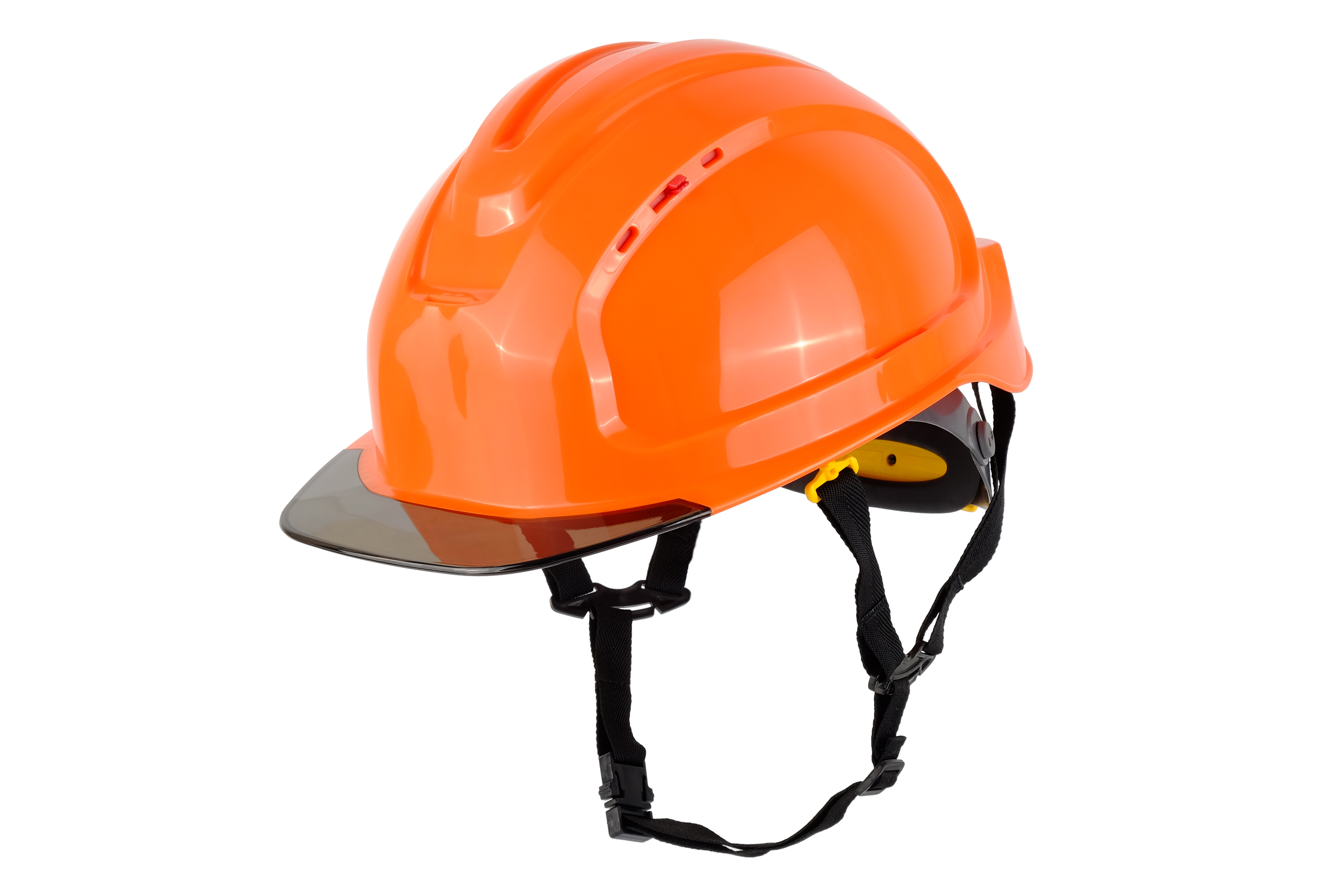 Изображение товара Защитная каска полипропилен РОСОМЗ 783714 оранжевая универсальная с регулировкой