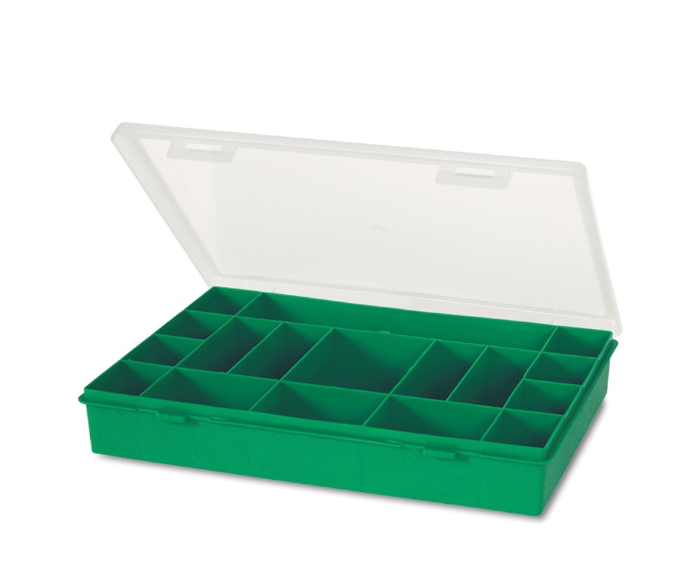 Изображение товара Органайзер для крепежа TAYG estuche 13-17 33x24.7x5.4 см из полипропилена зеленый