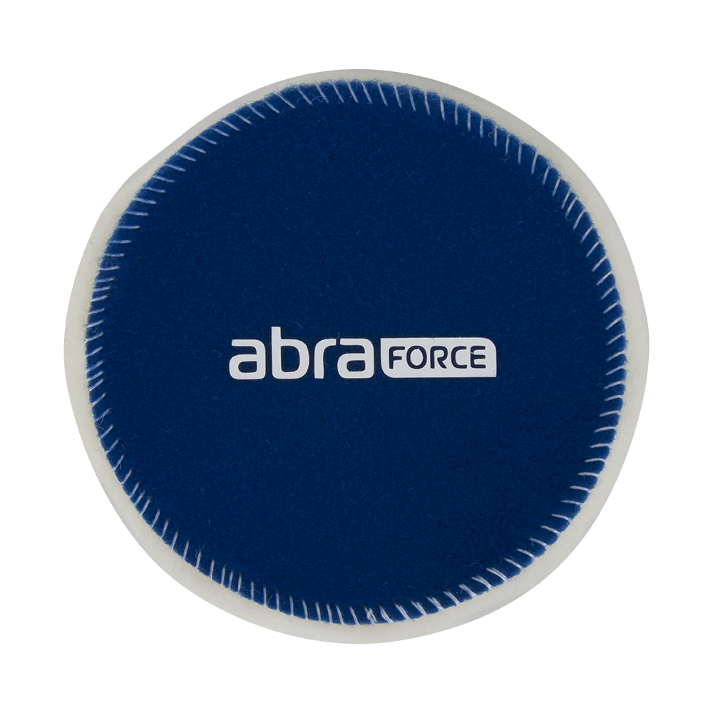 Изображение товара Круг полировальный шерстяной Abraforce 150 мм липучка жесткий натуральная овчина