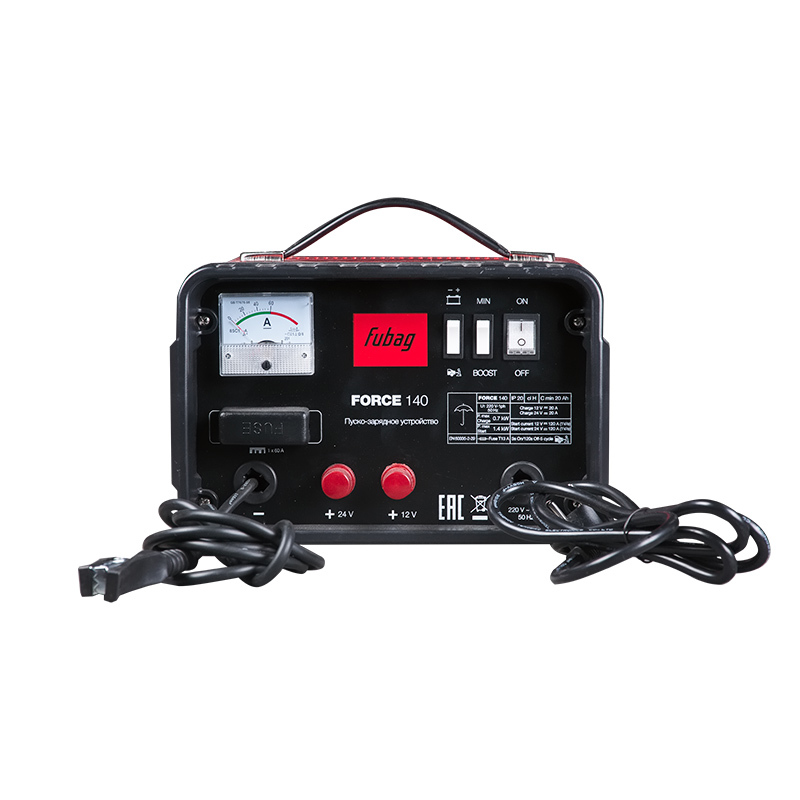 Изображение товара Пуско-зарядное устройство FUBAG FORCE 140 12/24 В, 400 А·ч