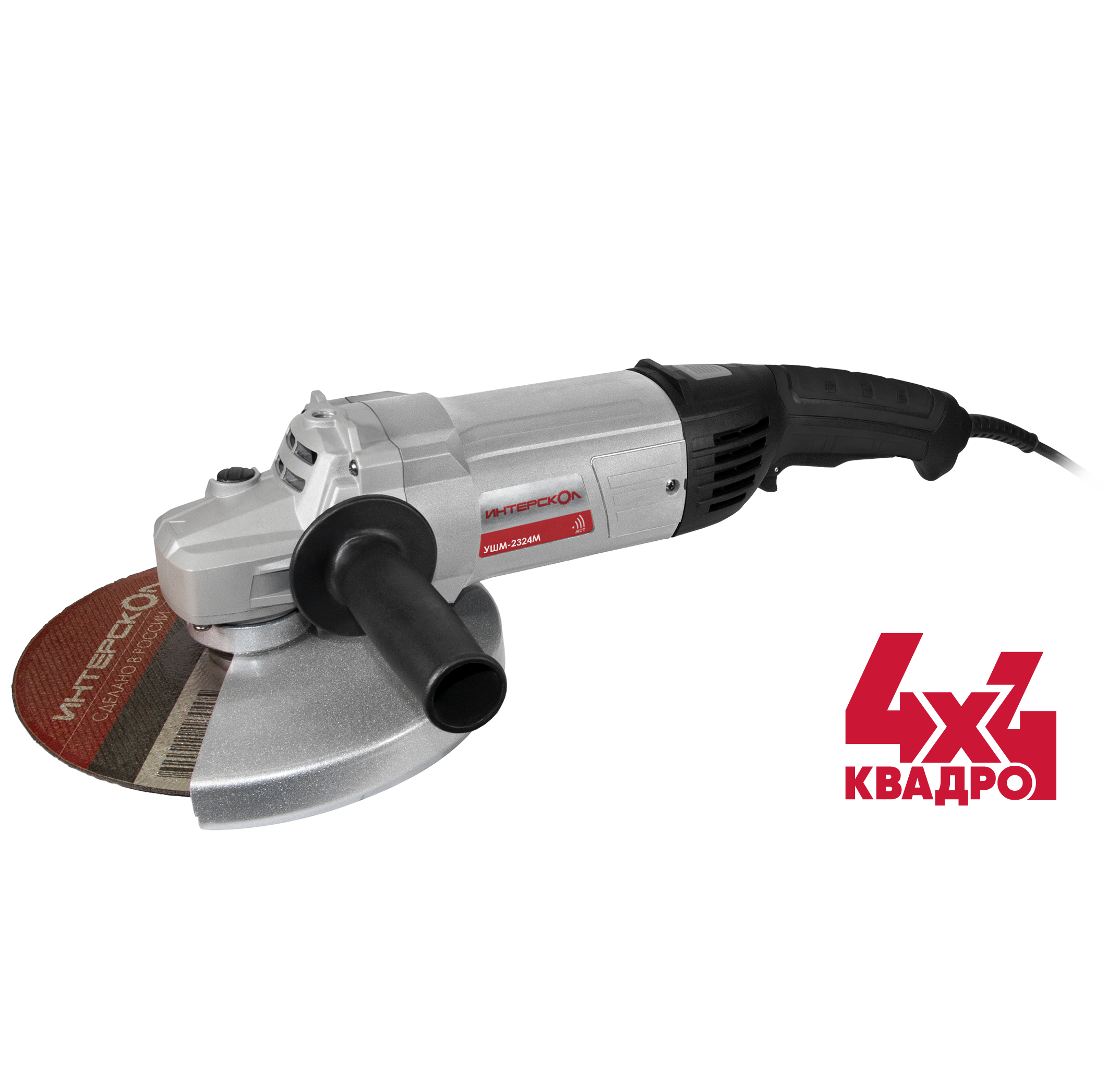 Изображение товара УШМ Интерскол 2324М Квадро 747.1.2.70, 2400 Вт, 230 мм