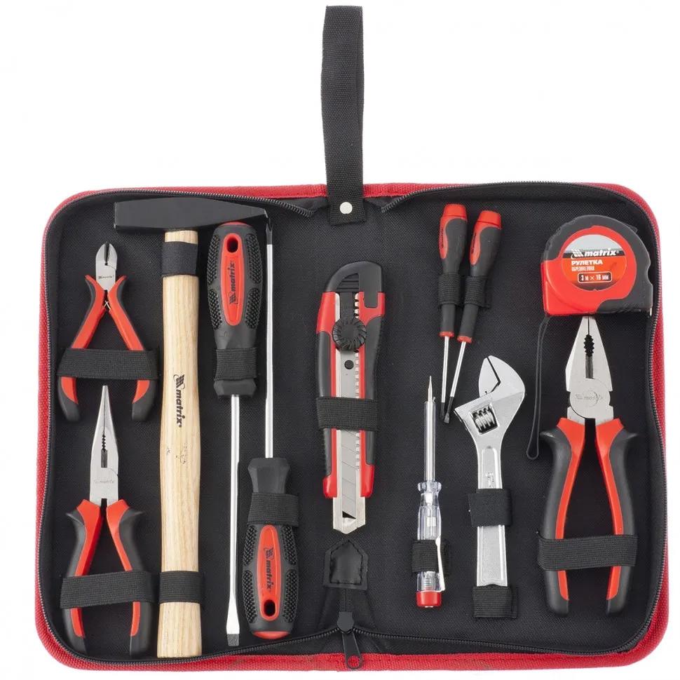 Изображение товара Набор инструментов Matrix 13596 12 предметов для слесарных и монтажных работ