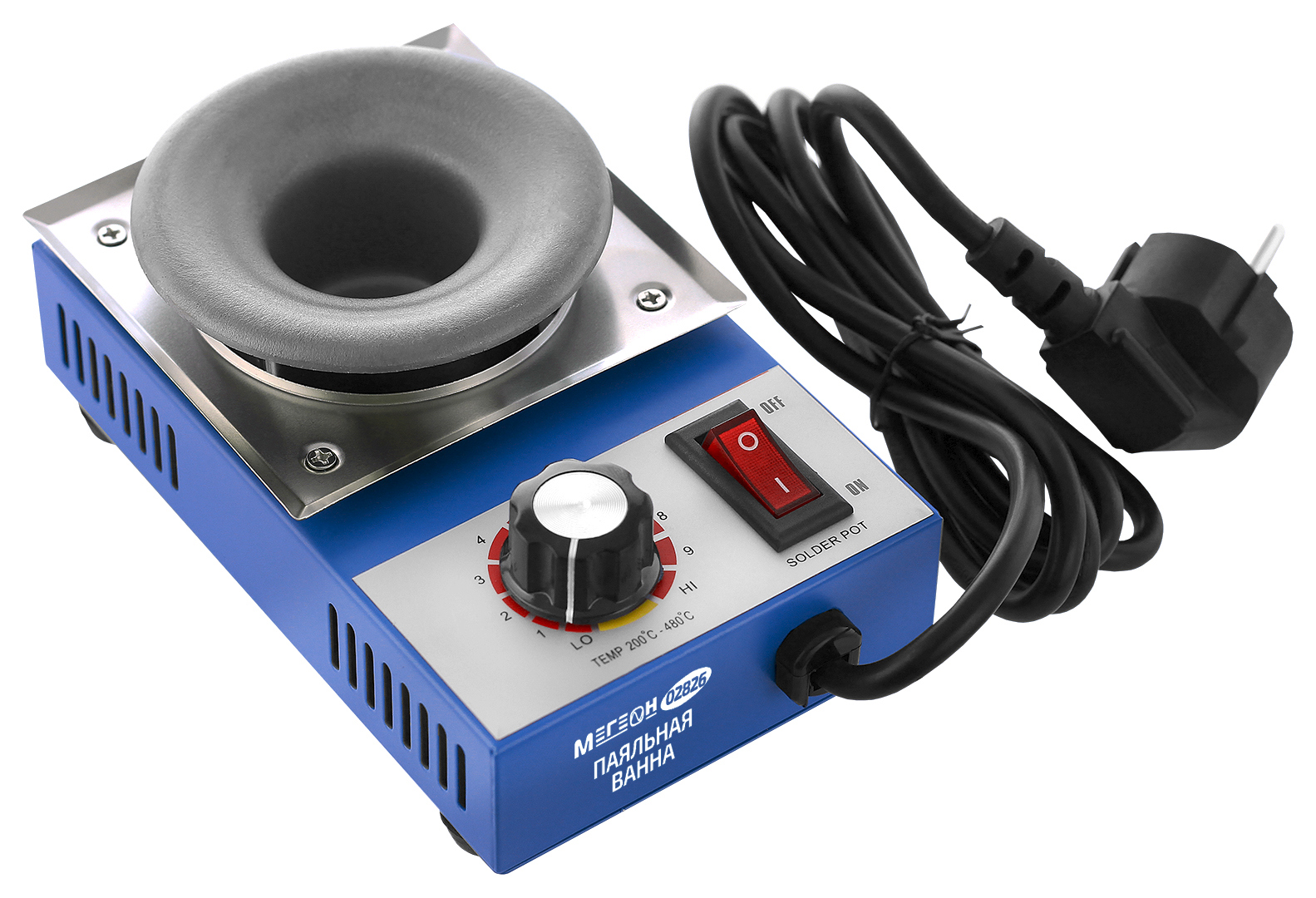 Изображение товара Паяльная ванна МЕГЕОН 02826 для плавления припоя и лужения проводов