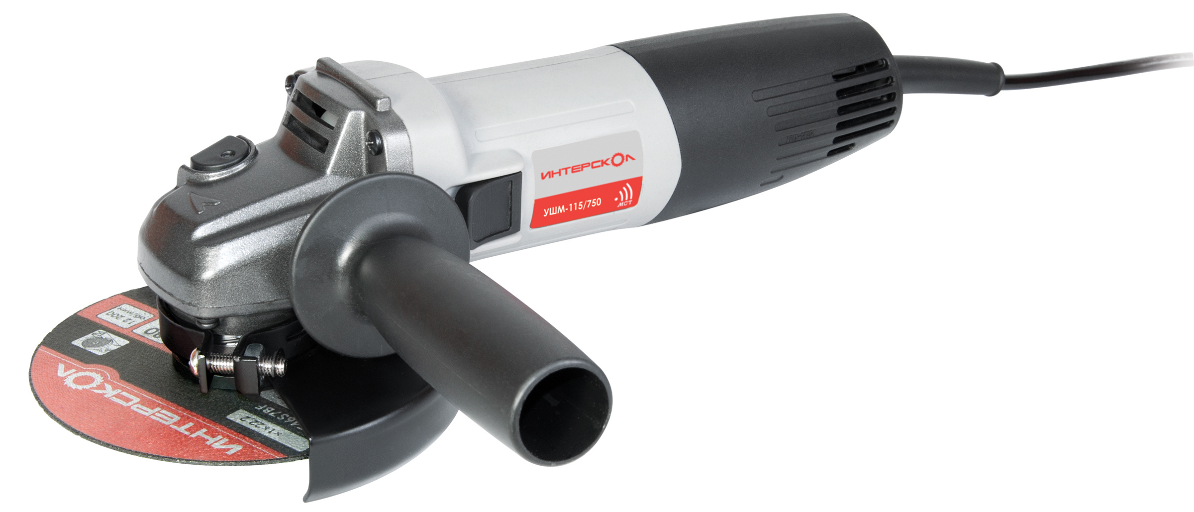 Изображение товара Угловая шлифовальная машина Интерскол УШМ-115/750, 750 Вт, 115 мм