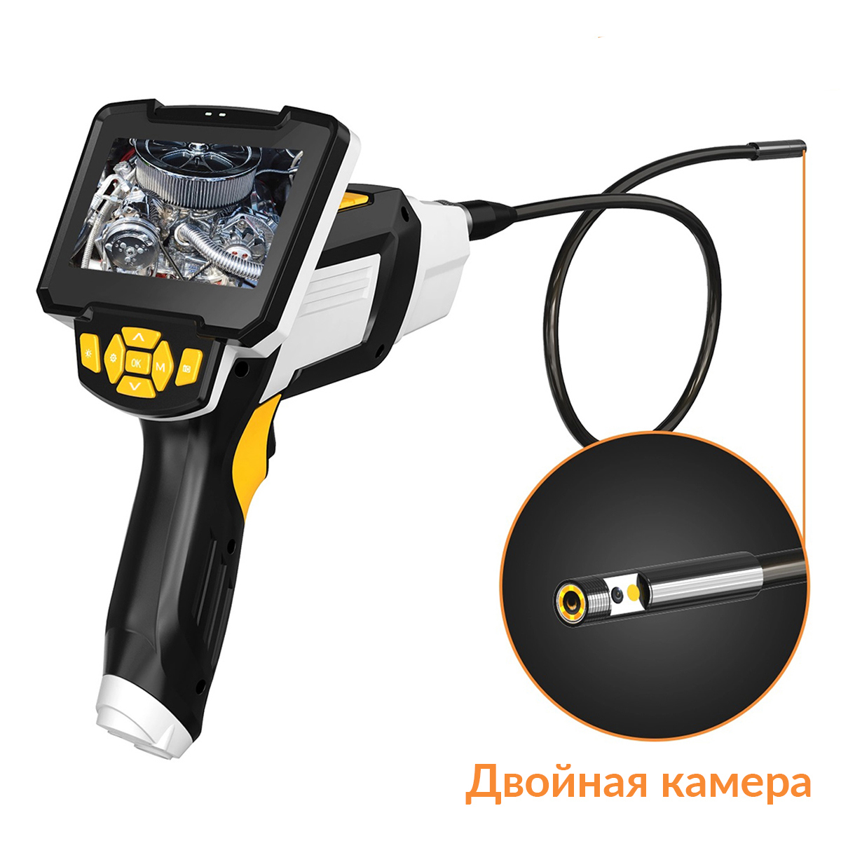 Изображение товара Видеоэндоскоп промышленный iCartool IC-V112A 1 Мп Изображение товара Видеоэндоскоп промышленный iCartool IC-V112A 1 Мп