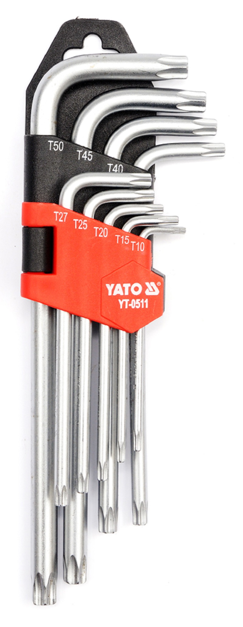 Изображение товара Набор ключей Torx Yato YT-0511 T10-T50 мм, 9 предметов Изображение товара Набор ключей Torx Yato YT-0511 T10-T50 мм, 9 предметов