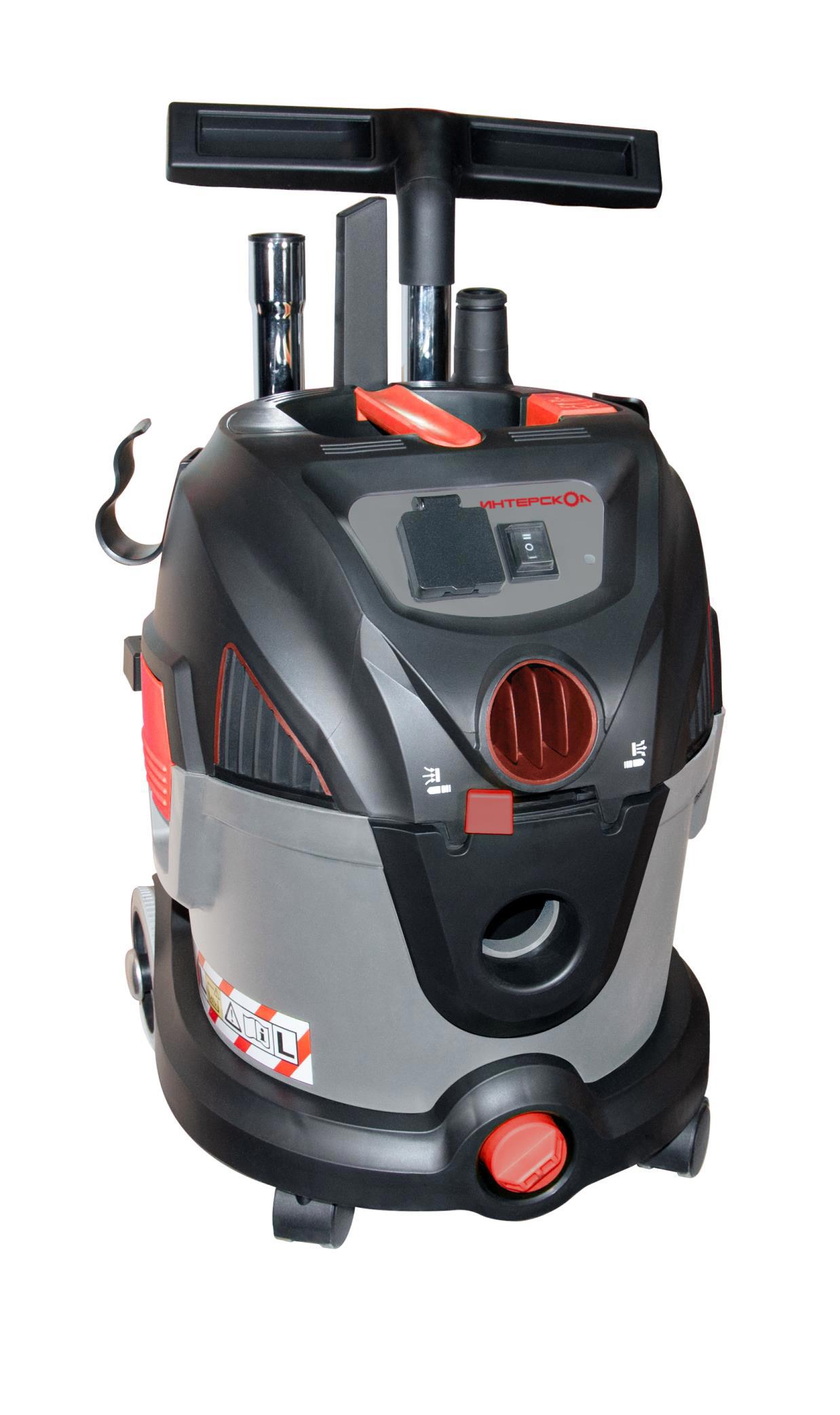 Изображение товара Пылесос строительный Интерскол ПУ-20/1400Р, 1400 Вт, 20 л