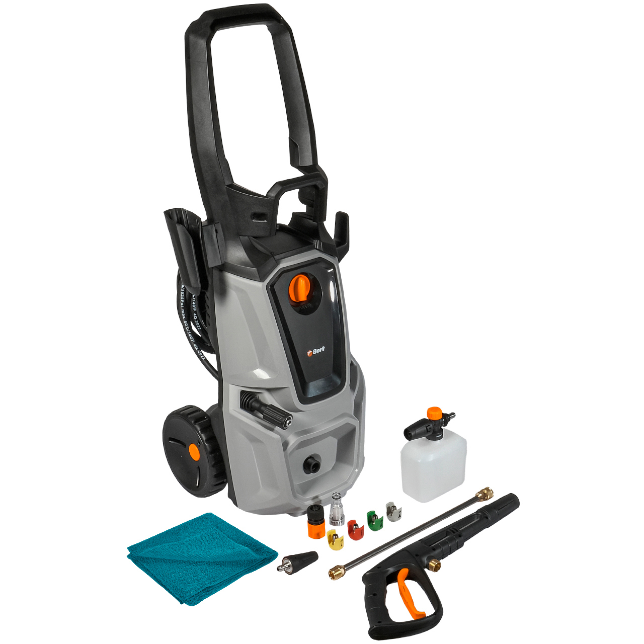 Изображение товара Мойка высокого давления BORT KEX-2700-R, 190 бар, 480 л/ч