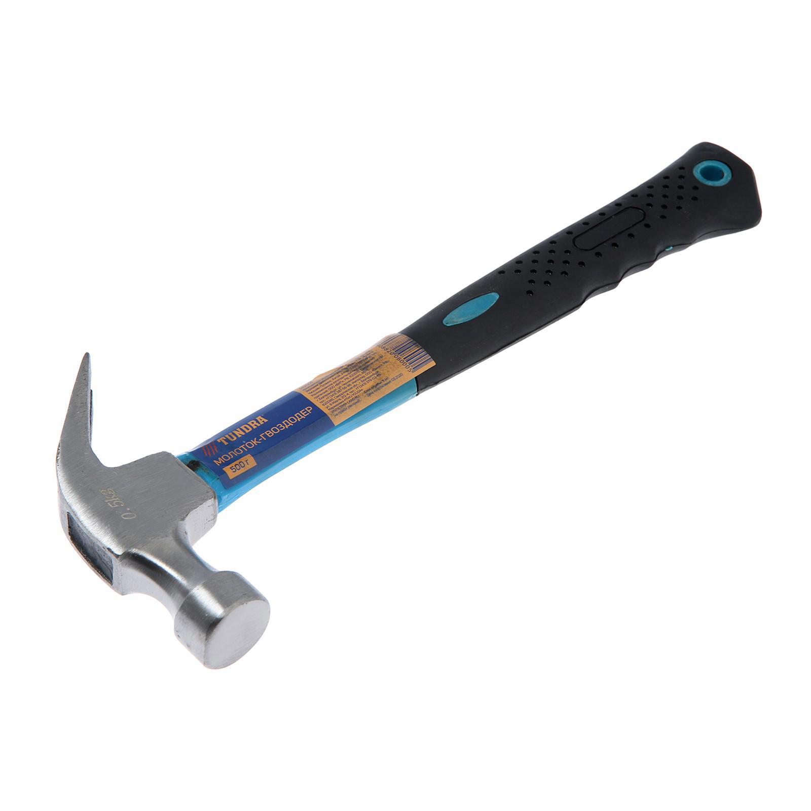 Изображение товара Молоток столярный Tundra 882008 500 г фиберглассовая рукоятка