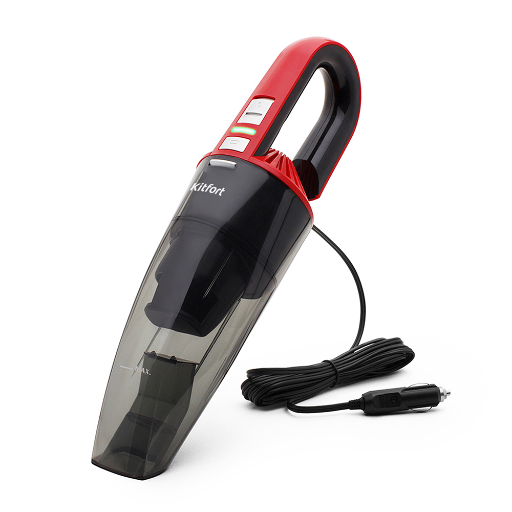 Изображение товара Автомобильный ручной пылесос Kitfort КТ-537-2 0.4 л 75 Вт эффективная уборка