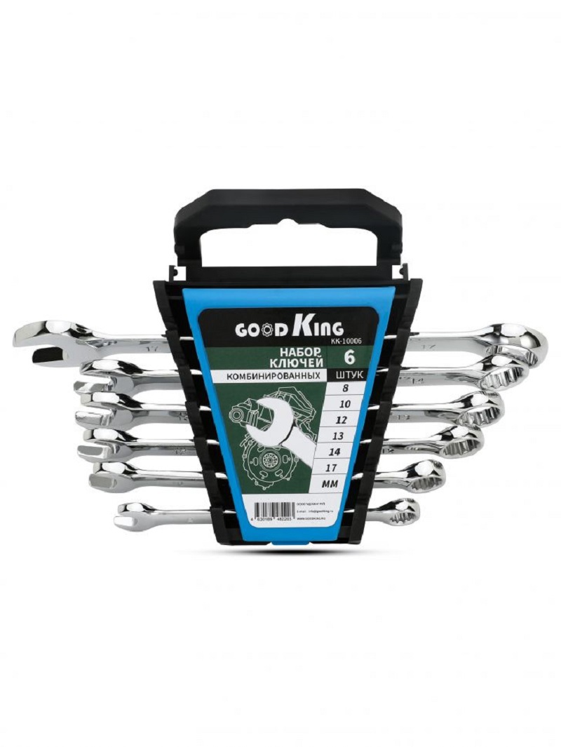 Изображение товара Набор комбинированных ключей GOODKING KK-10006 8-17 мм, 6 предметов
