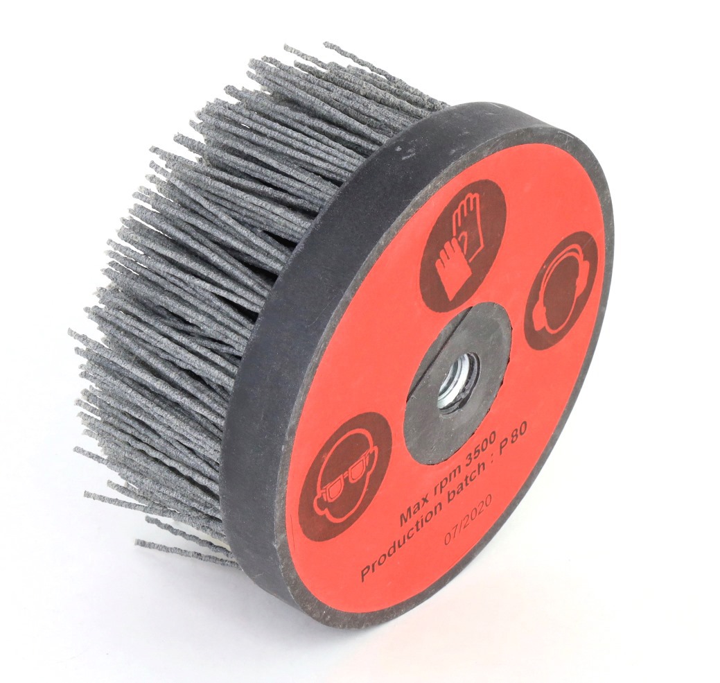 Изображение товара Кордщетка чашечная для УШМ CAZZOLA 3-103 M14x140 мм для шлифовки и очистки древесины и камня