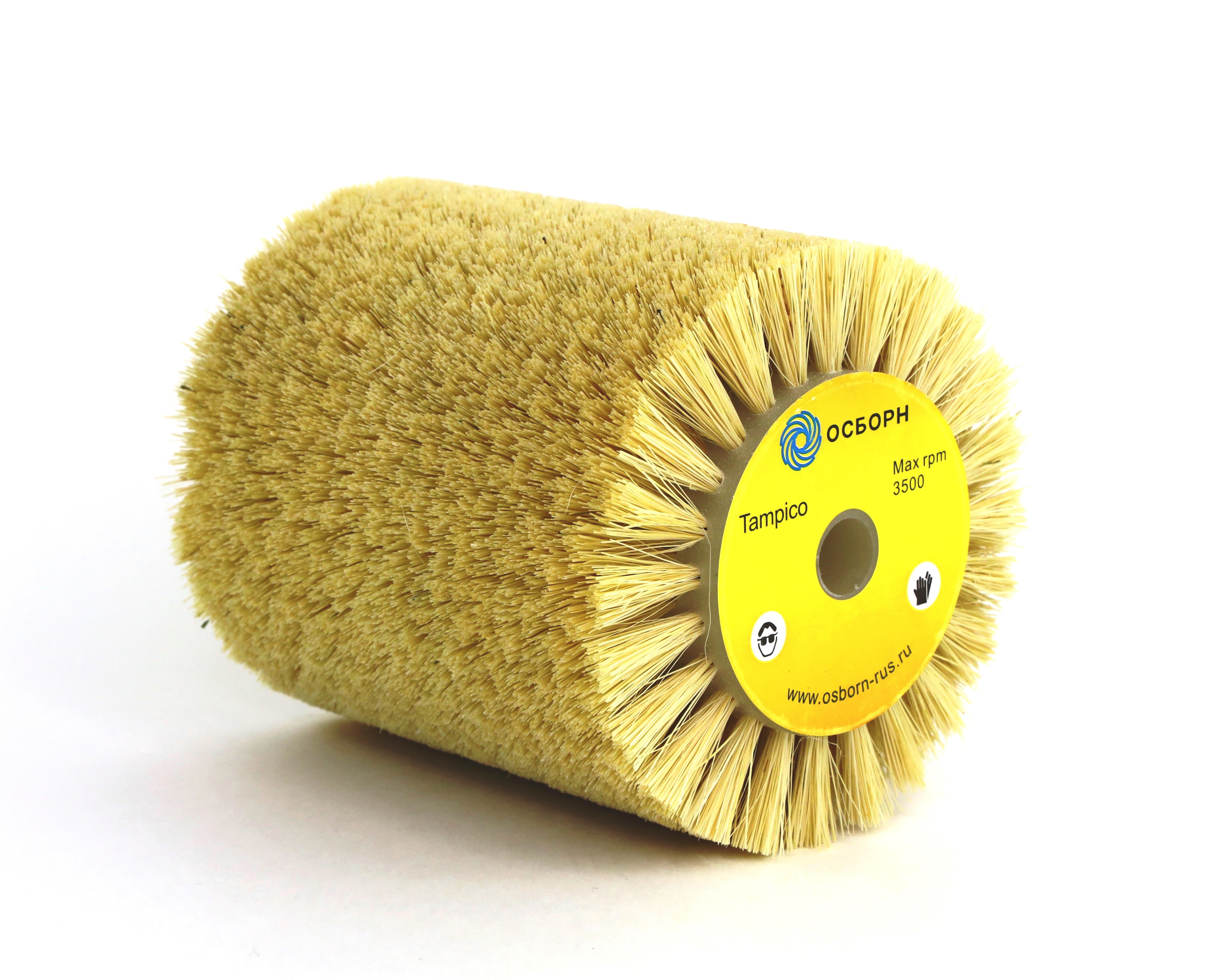 Изображение товара Кордщетка цилиндр для щеточной машины Makita 9741 12.7x100 мм натуральное Тампико