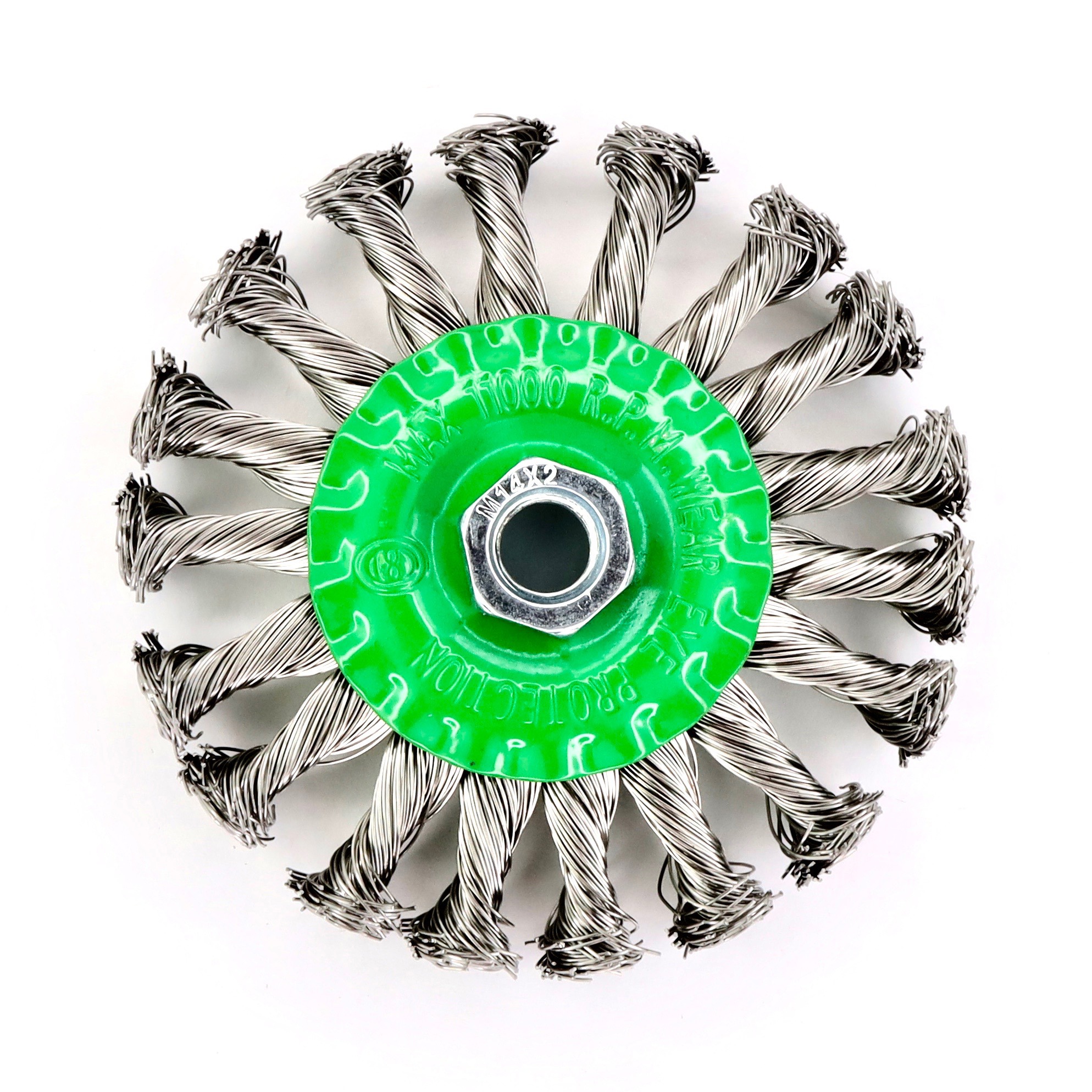 Изображение товара Кордщетка диск для УШМ Eurobrush 13-047 M14x115 мм для зачистки нержавейки