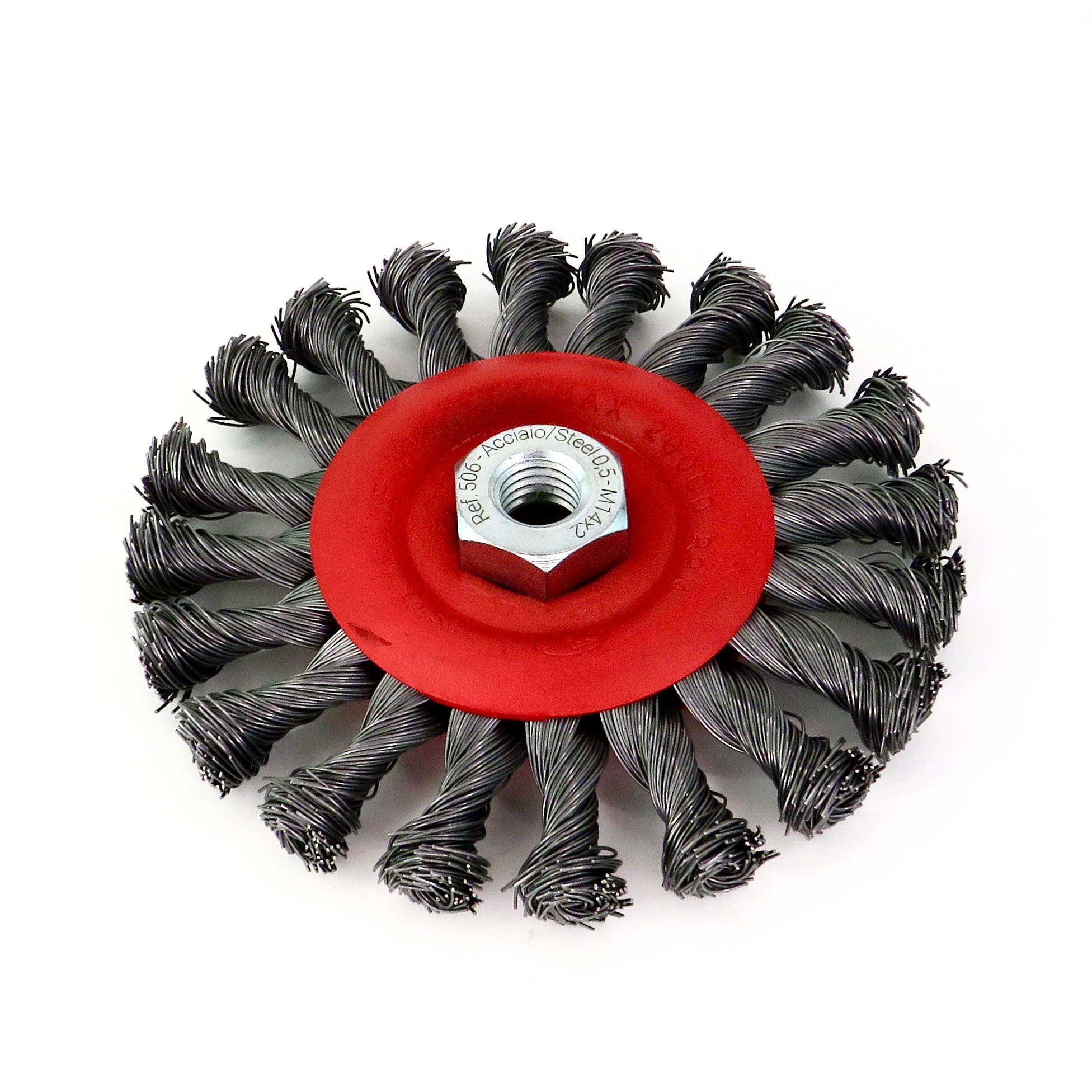 Изображение товара Кордщетка диск для УШМ Sit 0506 M14x125 мм для тяжелых работ по металлу