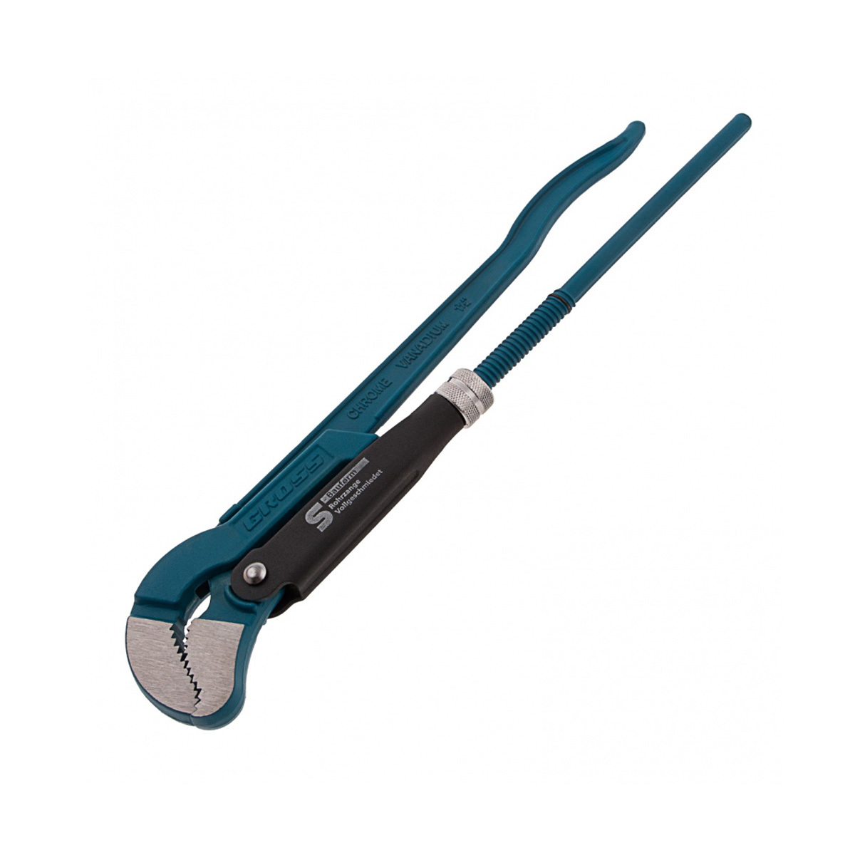 Изображение товара Ключ трубный газовый рычажный S Gross 15613 захват 55 мм, длина 400 мм