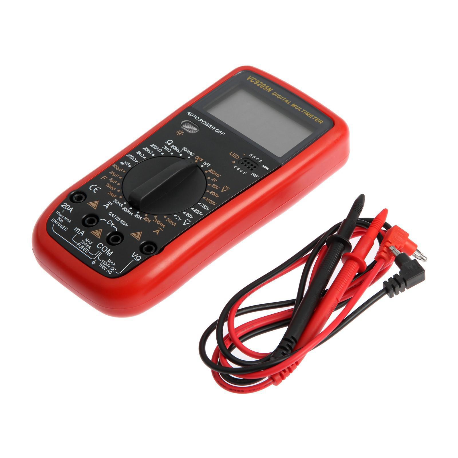 Изображение товара Мультиметр ТУНДРА 2768106 Цифровой с ЖК-дисплеем