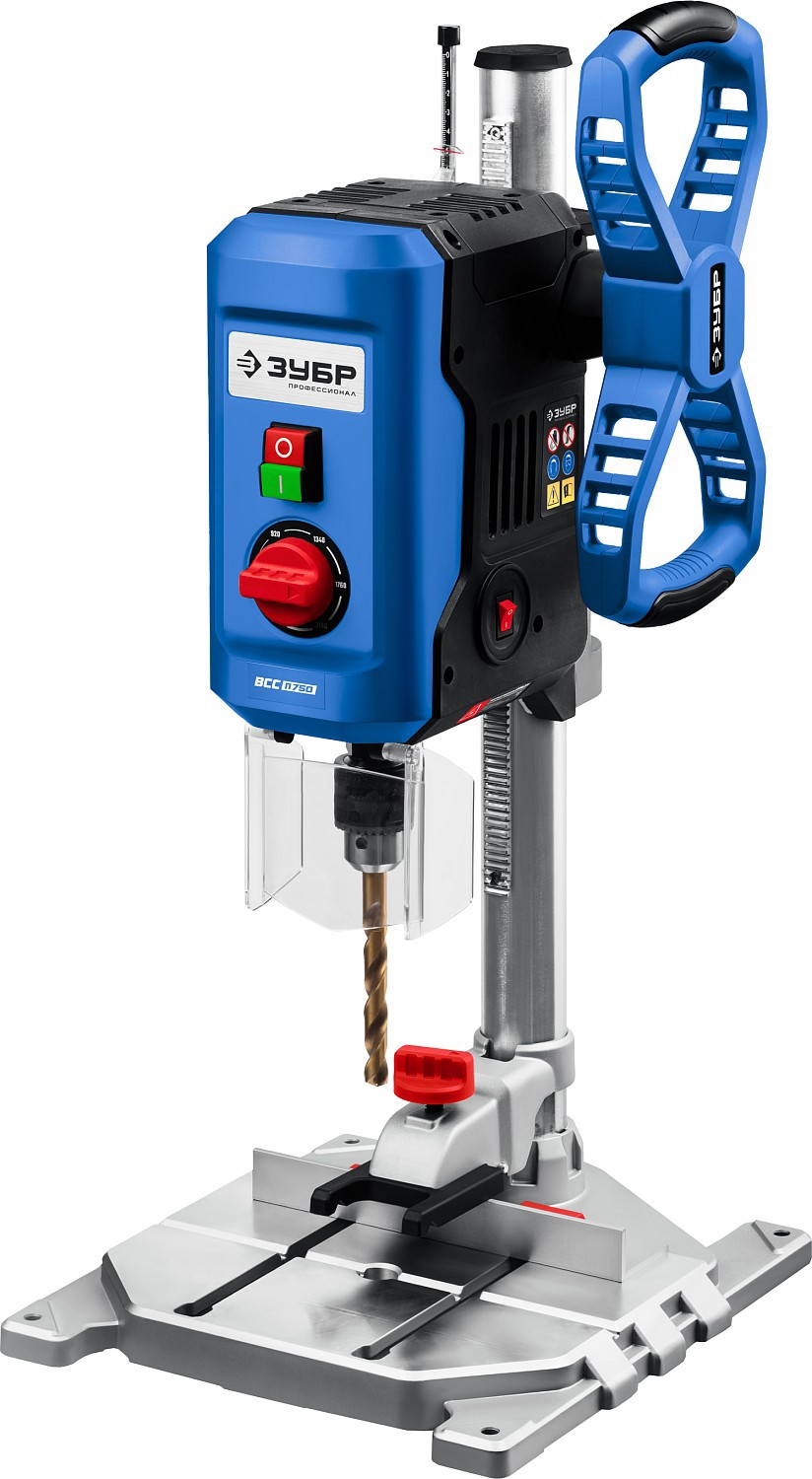 Изображение товара Профессиональный станок сверлильный Зубр ВСС-П750 750 Вт с лазерным указателем