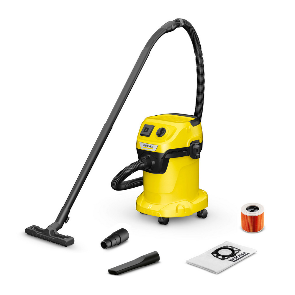 Изображение товара Профессиональный пылесос Karcher WD 3 P V-17/4/20 1000 Вт 17 л